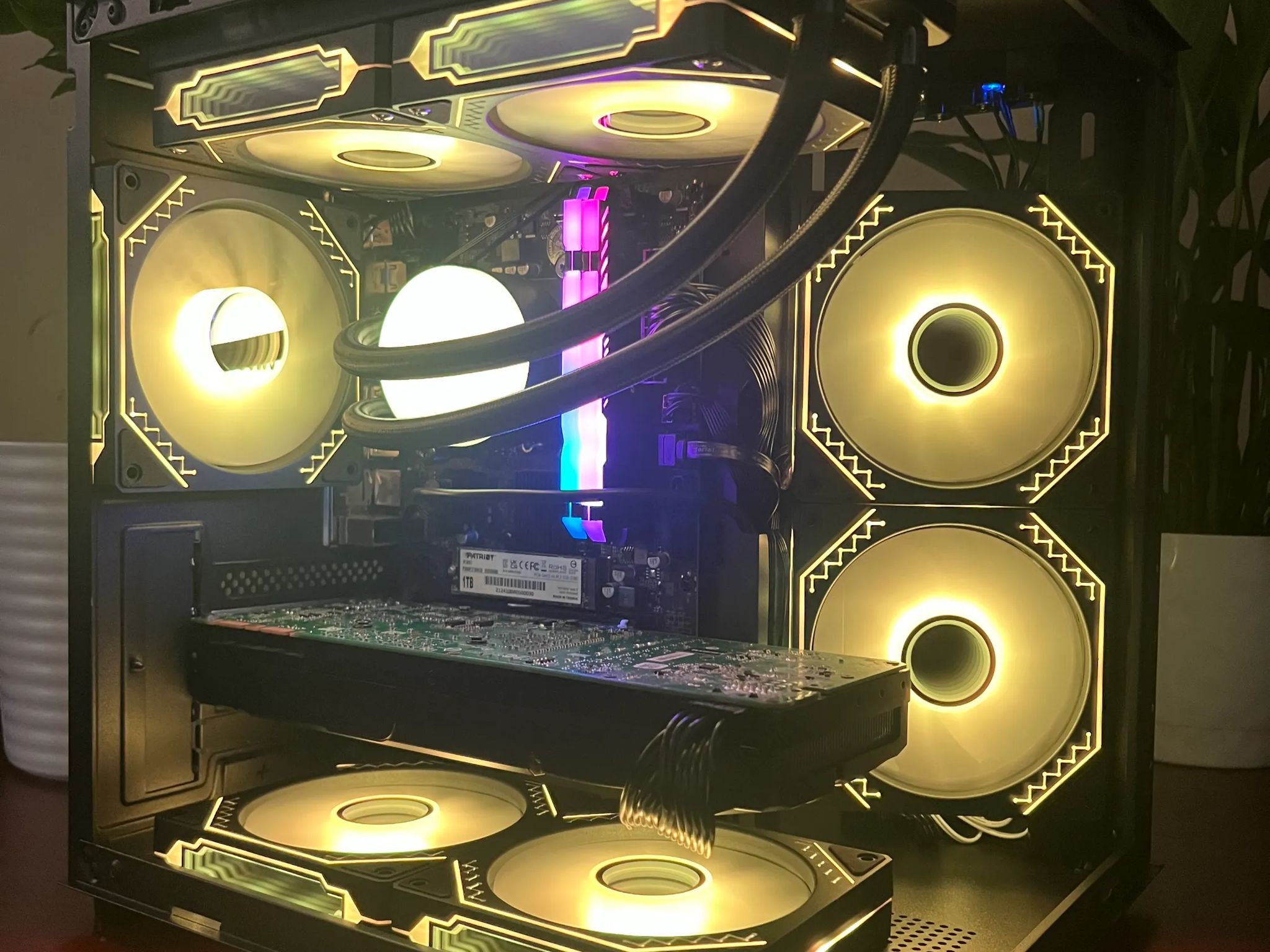 Water Cooled Gaming PC Intel I7, Nvidia GTX 1080 8gb, 2TB Storage, 32GB RAM, WINDOWS 11