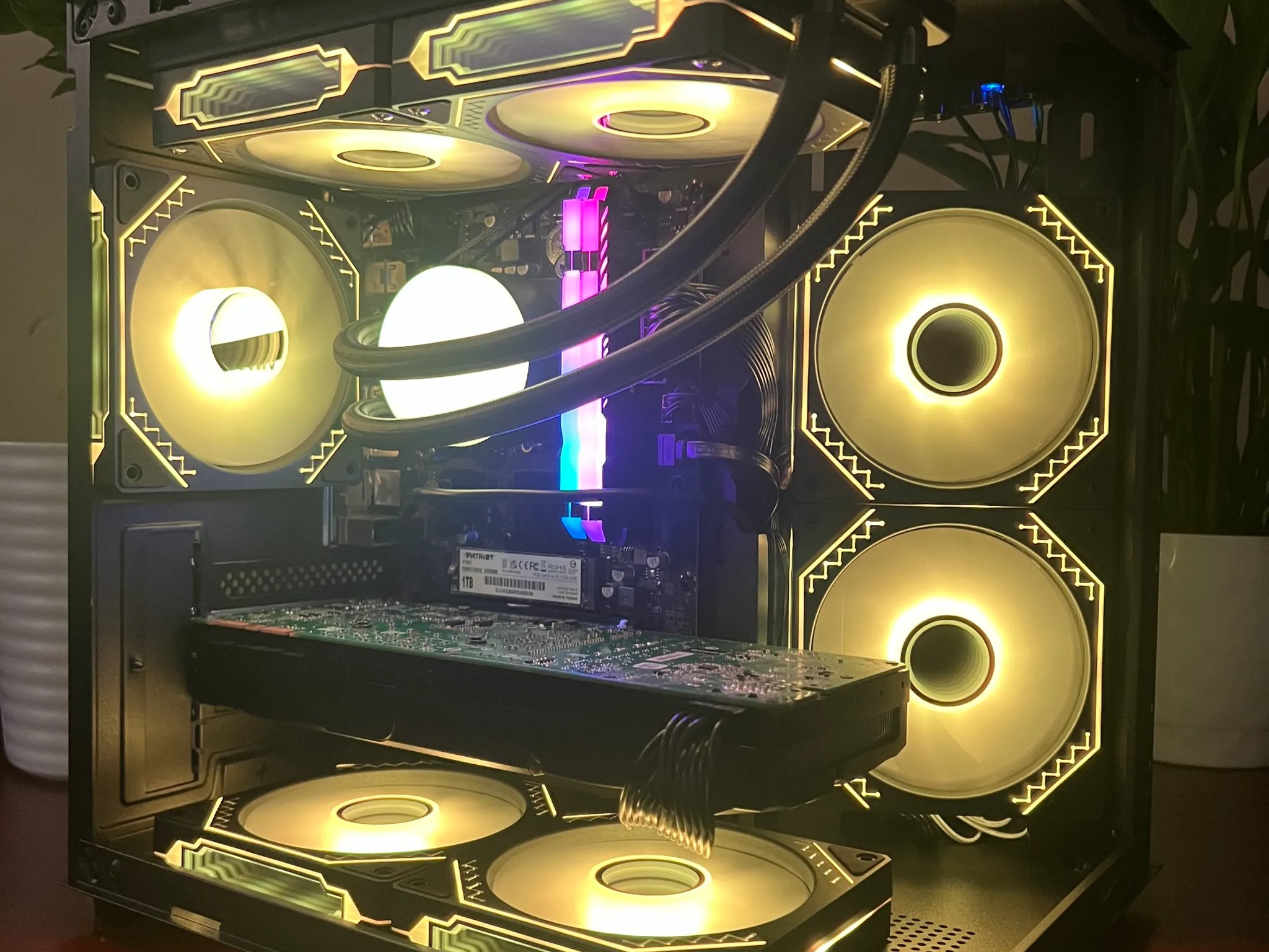 Water Cooled Gaming PC Intel I7, Nvidia GTX 1080 8gb, 2TB Storage, 32GB RAM, WINDOWS 11