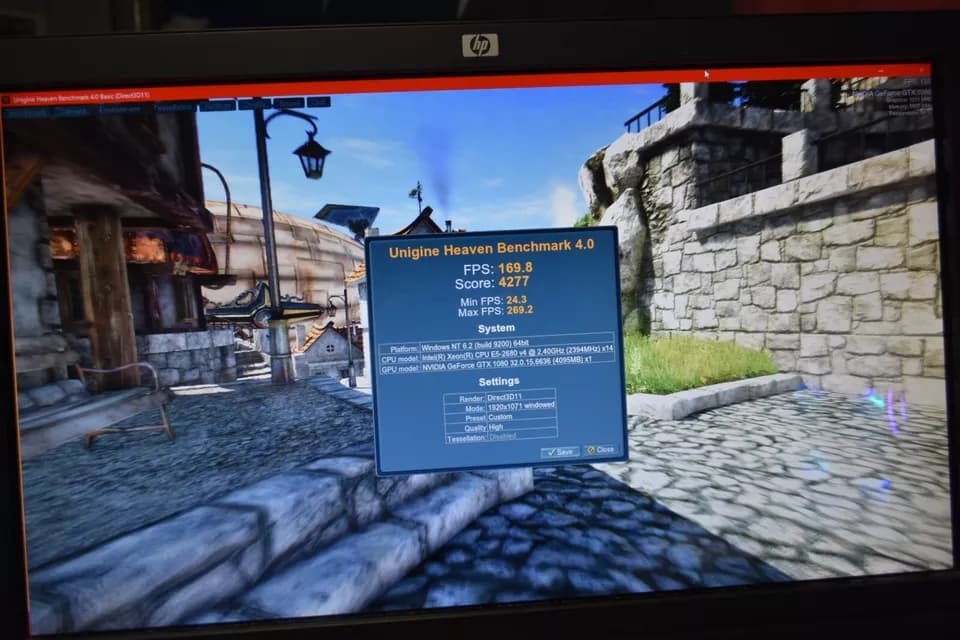 Gaming PC Intel Xeon 2680V4 32GB of Ram GPU GTX1080 Samsung 500GB M .2 500 GBHHD