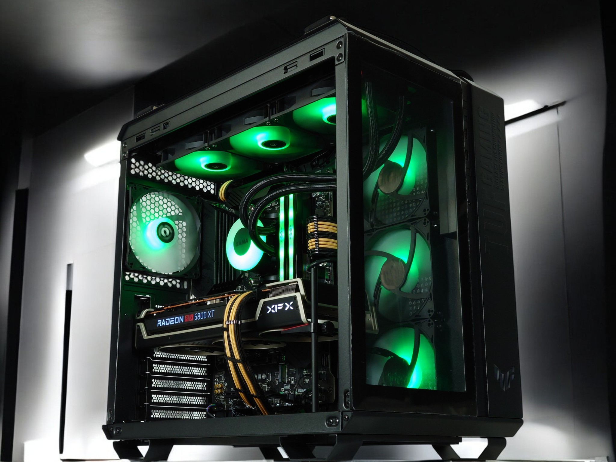 🪐Liquid Cooled Gaming PC⚡AMD RX 6800 XT 16GB⚡AMD Ryzen 7 5800X 8 core⚡32GB DDR4⚡1TB SSD