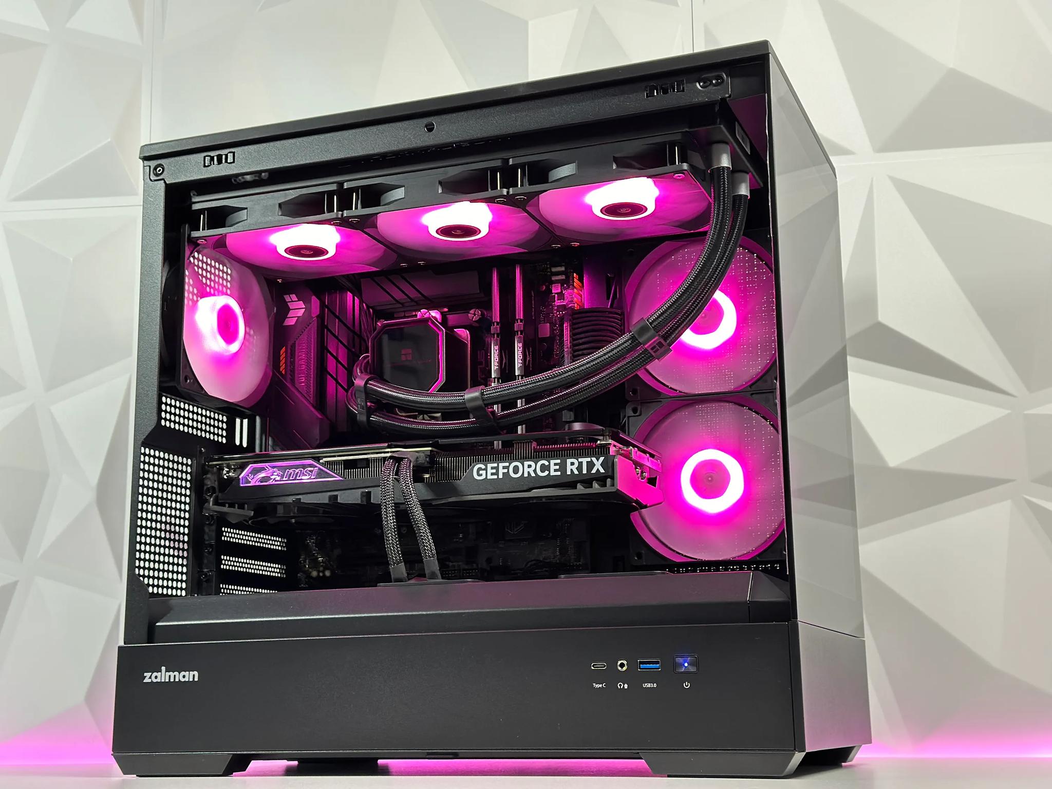 🌃🦇The Dark Knight 🦇Liquid Cooled Gaming PC🦇Nvidia RTX 4070 12GB🦇Intel  12600KF🦇32GB DDR4🦇1TB