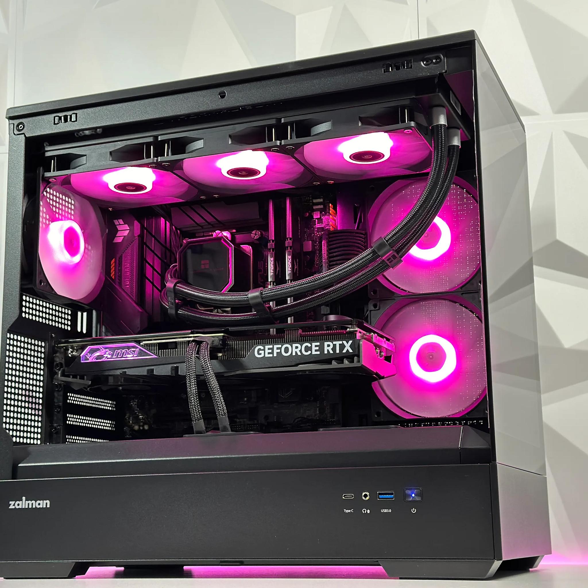 🌃🦇The Dark Knight 🦇Liquid Cooled Gaming PC🦇Nvidia RTX 4070 12GB🦇Intel  12600KF🦇32GB DDR4🦇1TB