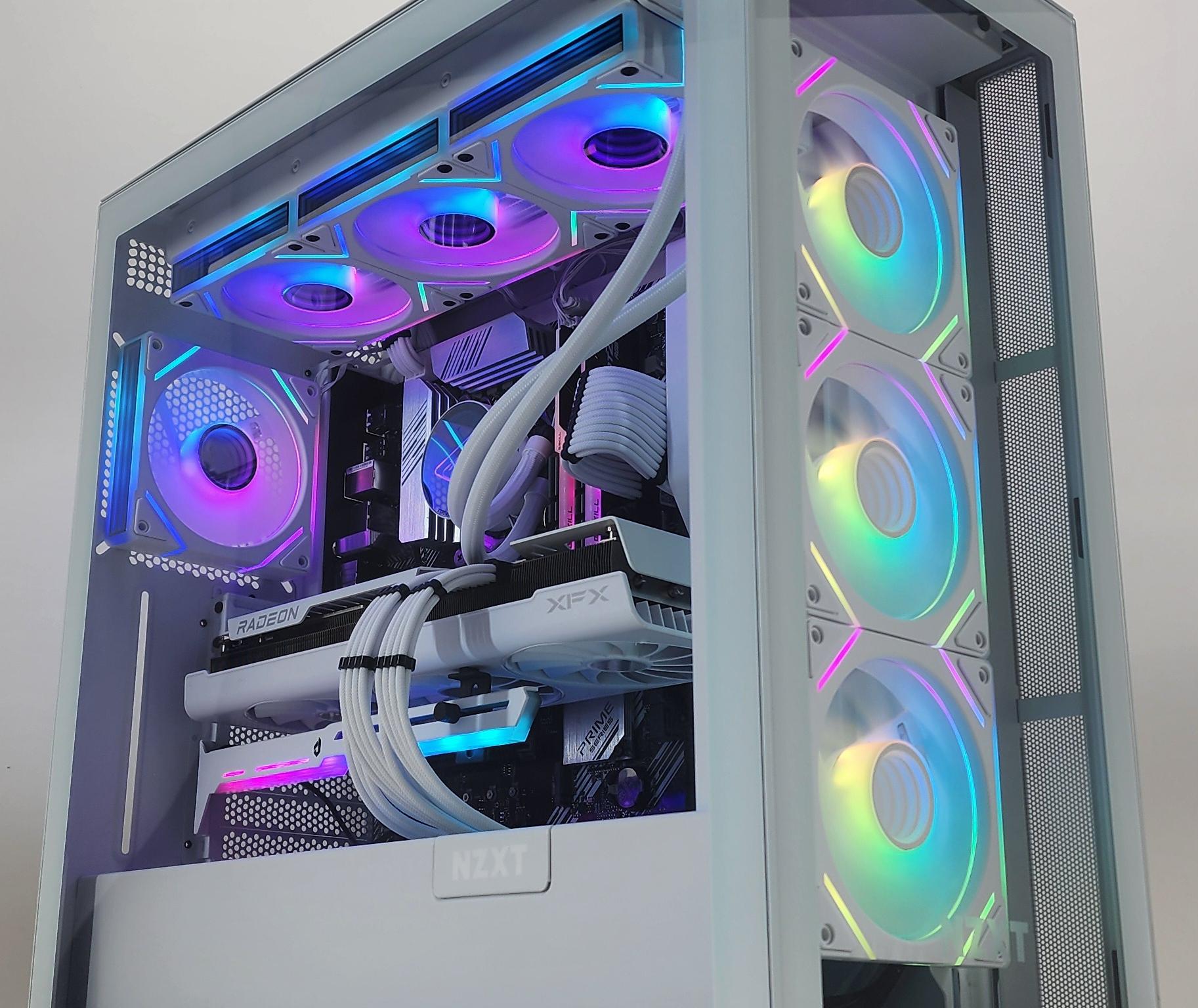 Gaming PC Ryzen 7 5700X 16GB RAM 1TB SSD RX 7800 XT 16GB Windows 11 Computer