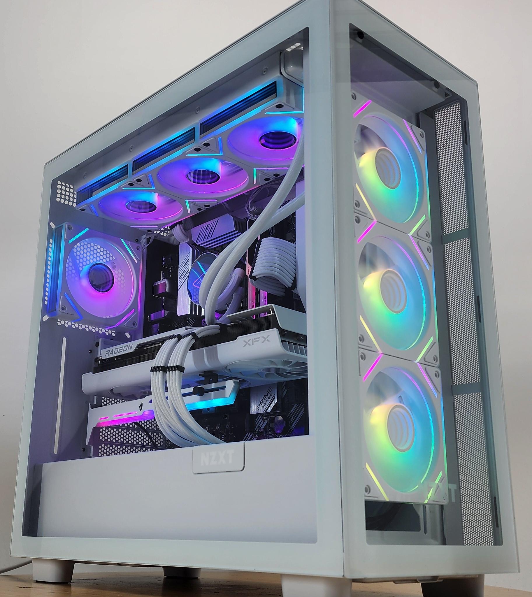 Gaming PC Ryzen 7 5700X 16GB RAM 1TB SSD RX 7800 XT 16GB Windows 11 Computer