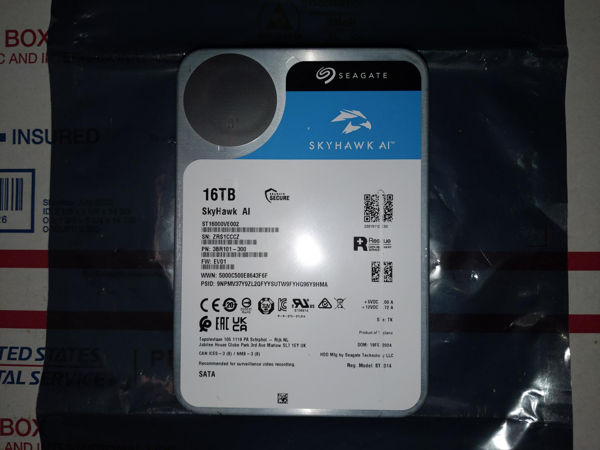 Seagate SkyHawk AI 16TB - Image 1