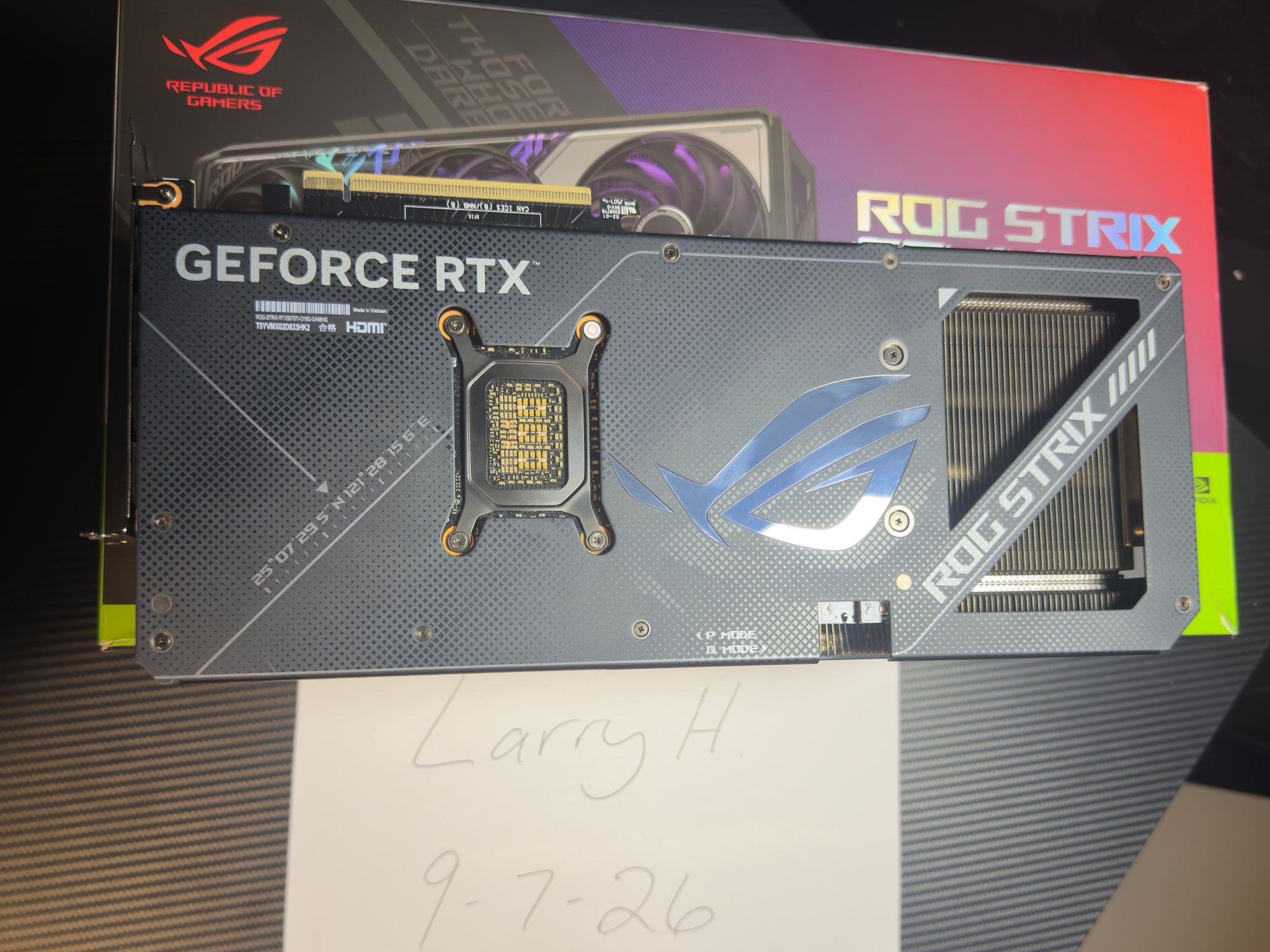 ASUS ROG Strix GeForce RTX 5070 Ti 16GB OC