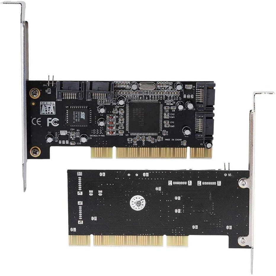Sil3114 PCI SATA RAID Controller Card - 4 Port   1.5Gbps FOUR HARD DRIVE support / NAS