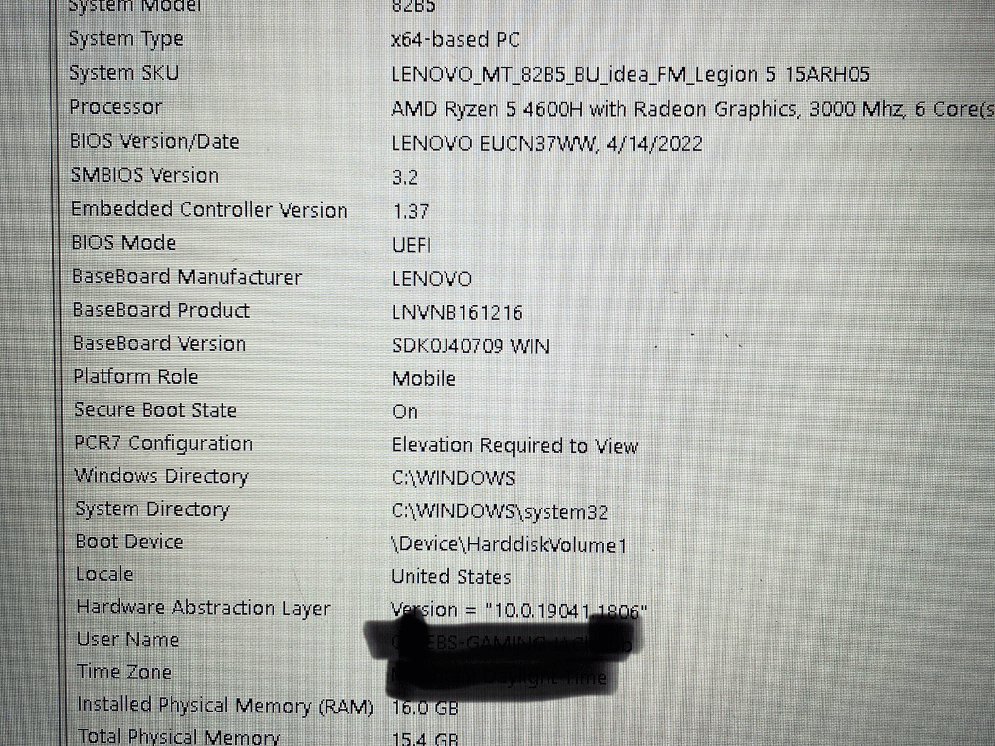 Legion 5 1650ti, Ryzen 5 4600U, 15.6 Inch 1080p 120hz display, 16gb of ram 3200mhz