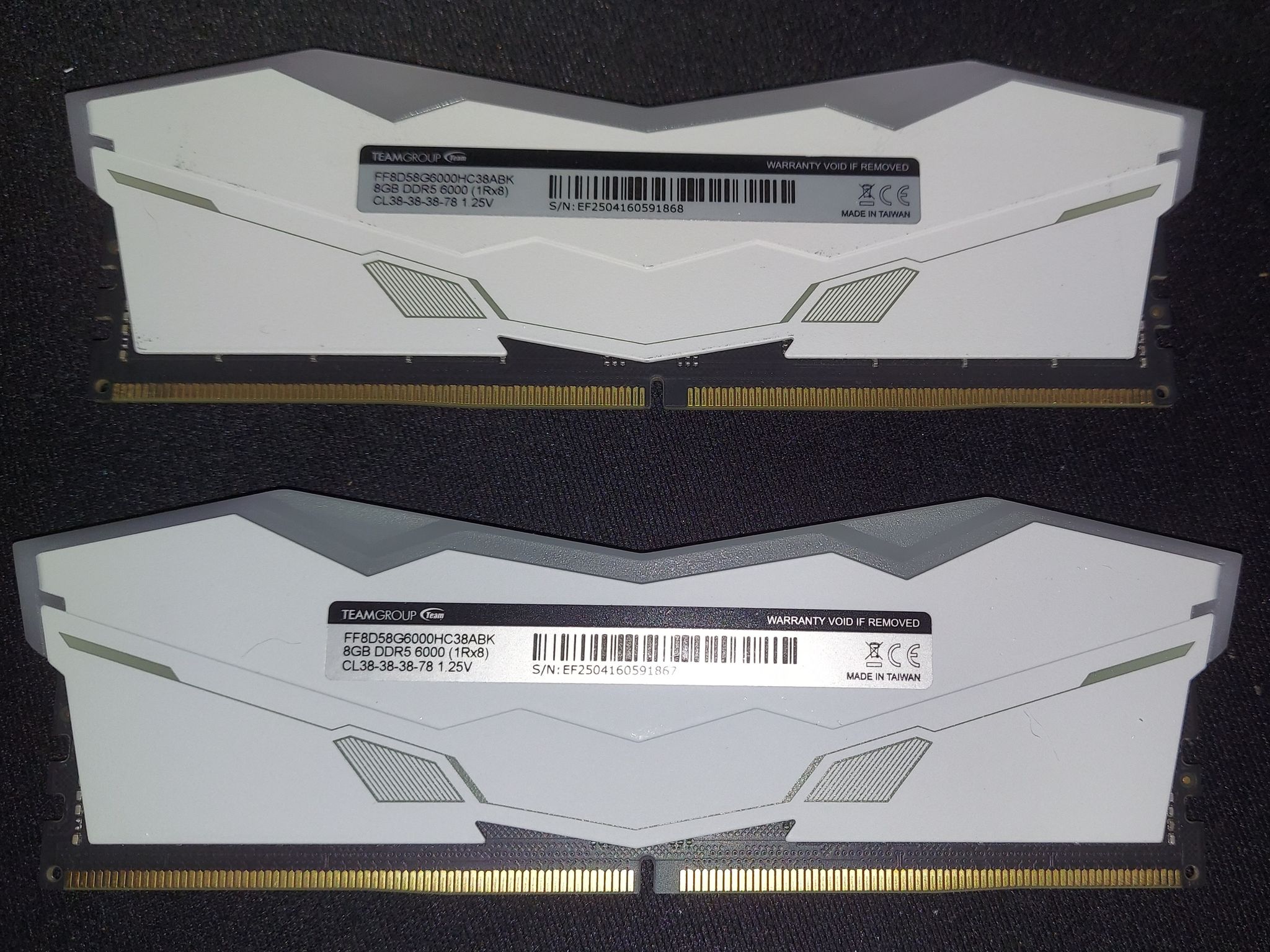Tforce Delta 16GB 2x8GB DDR5 6000 White, open box
