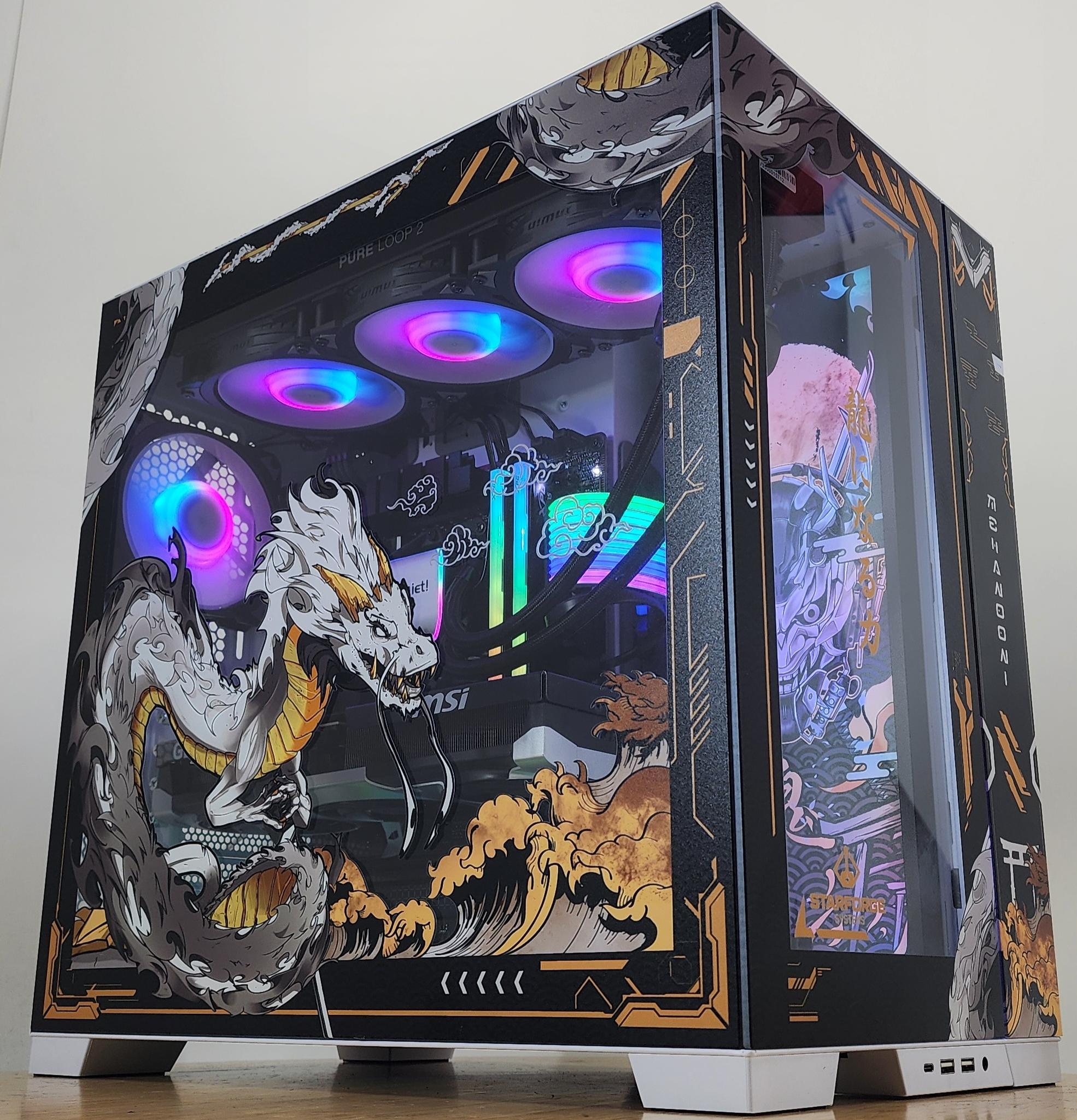 Gaming PC Ryzen 7 9800X3D 32GB RAM 2TB SSD RTX 5070 12GB Windows 11 Computer