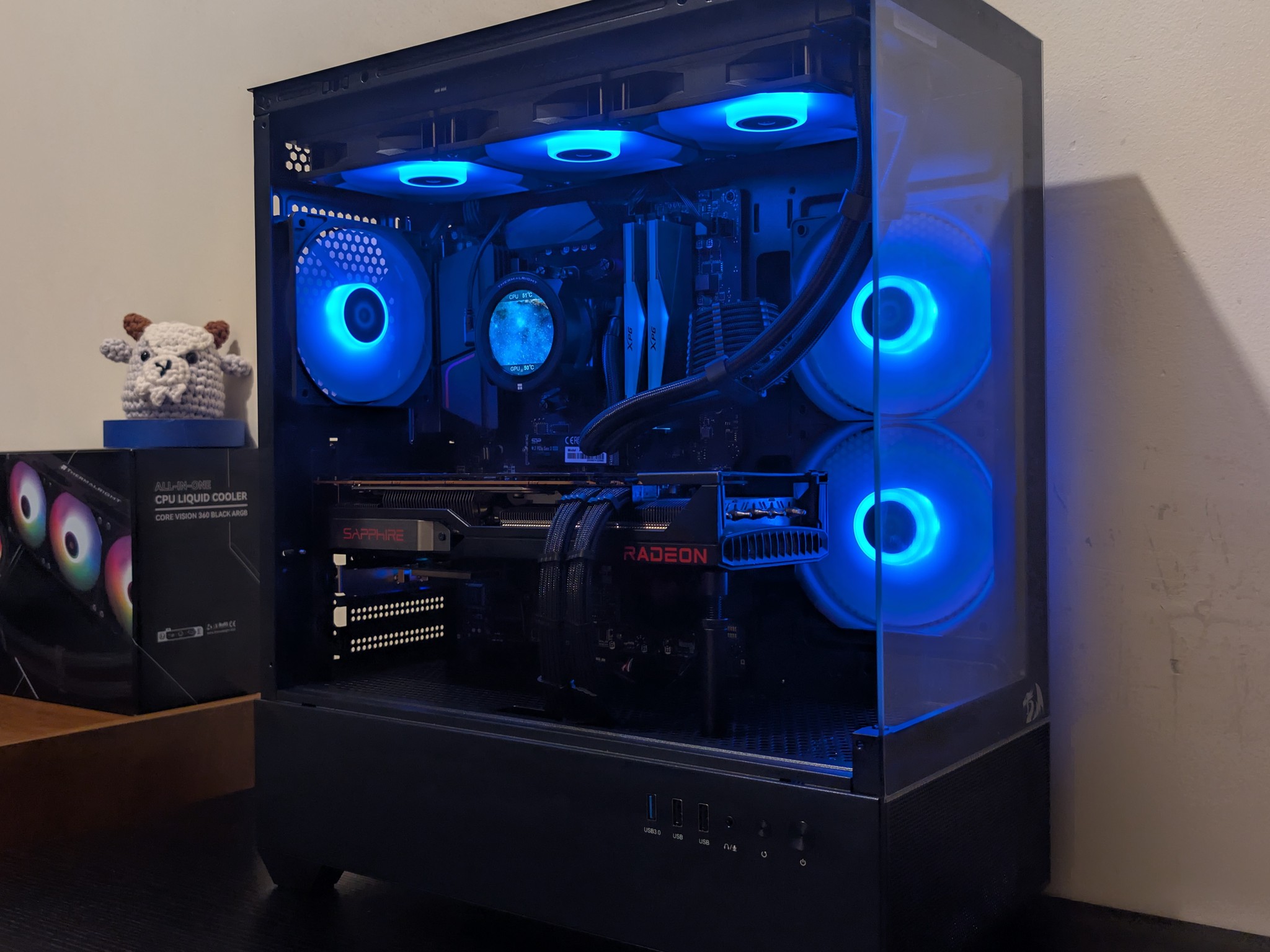🔥🐦‍⬛ 1440p Gaming Beast | RX 6800XT| Ryzen 7 5800X | 1TB SSD | 32GB RAM | WiFi 6 & Bluetooth 🐦‍⬛🔥