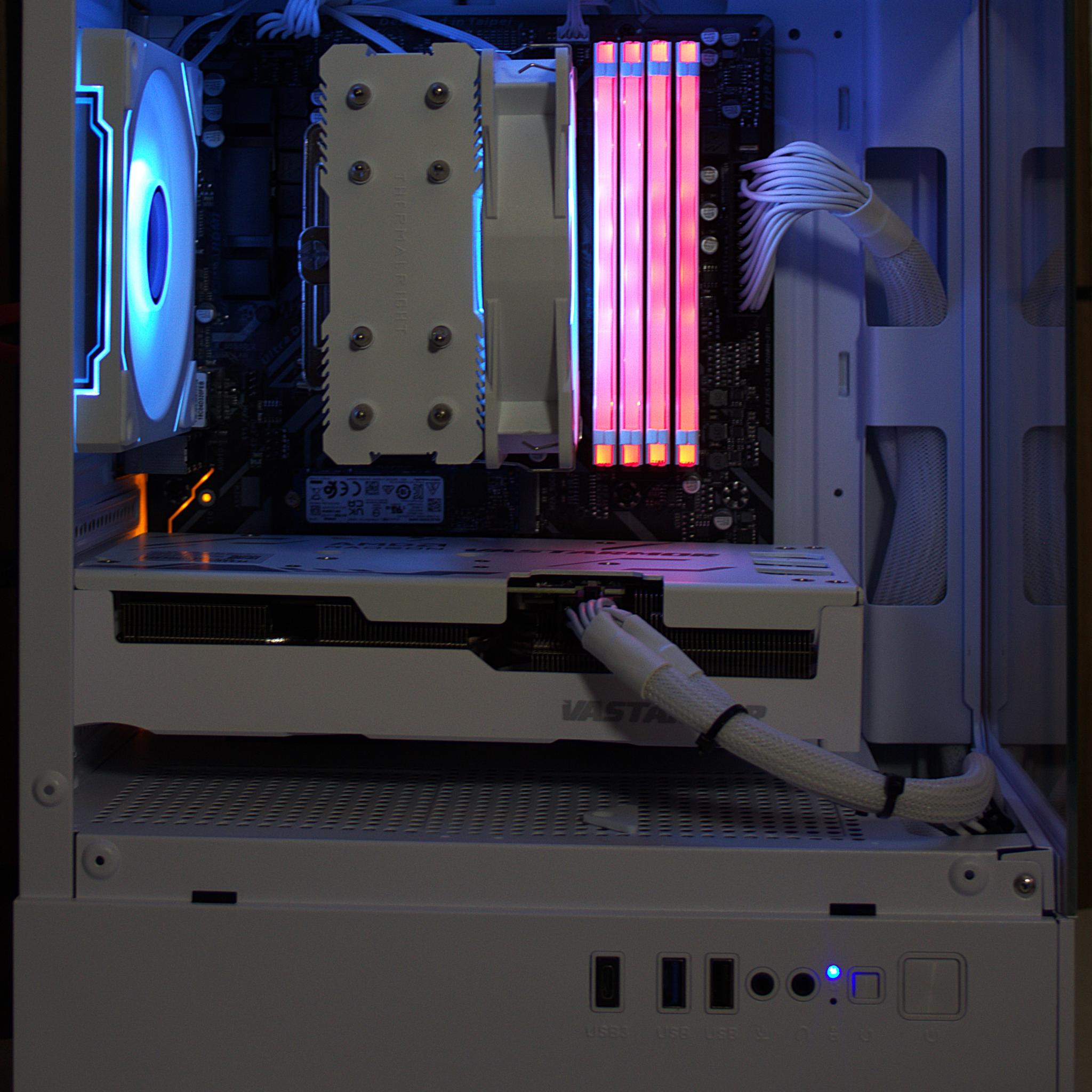 ❄️All WHITE Gaming PC ❄️| Ryzen 5 5600X3D | RX 9060XT 16GB💻| 32GB RAM | NVME | Windows 11