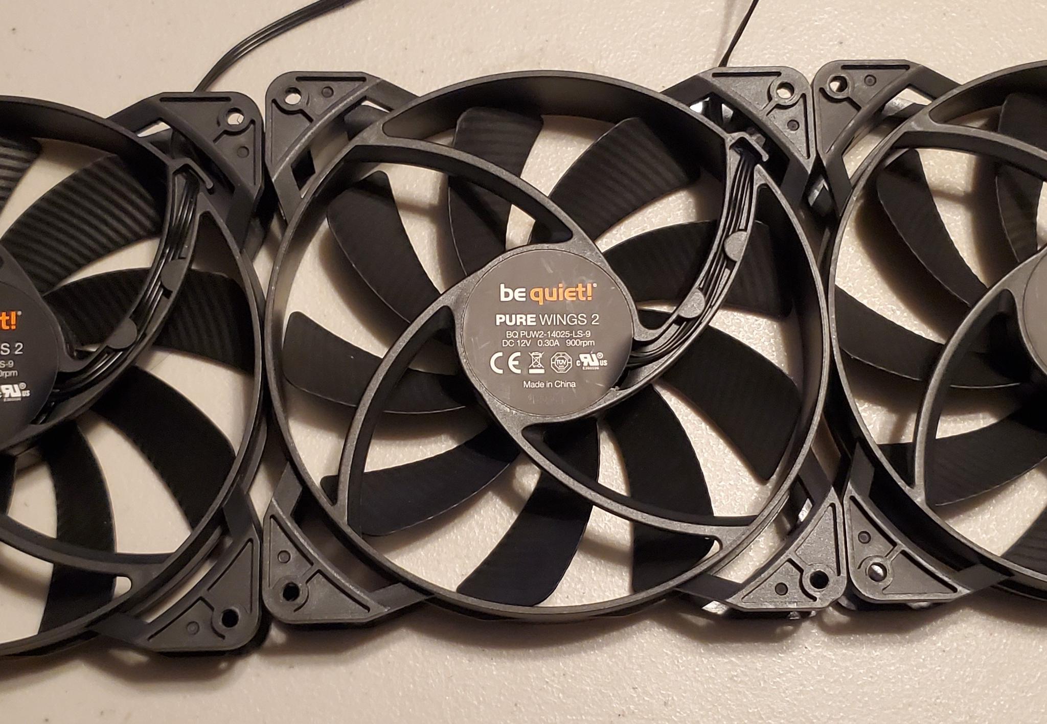 be quiet! Pure Wings 2 140mm 4pin PWM Fans (3-Pack)
