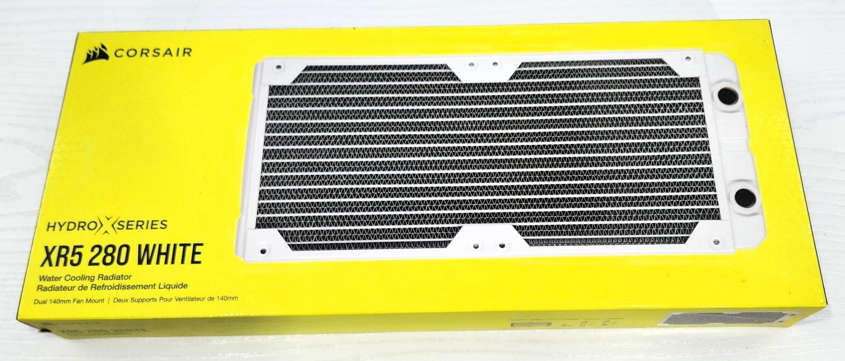 ALL NEW White Corsair Radiators and Pump/Reservoir Combo