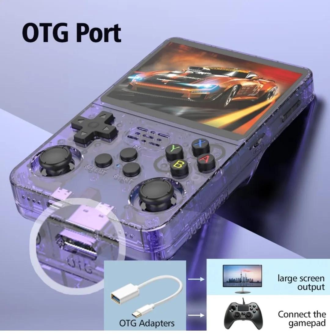 R36S Open Source Gaming Handheld Emulator Console + 128GB Micro SD Card