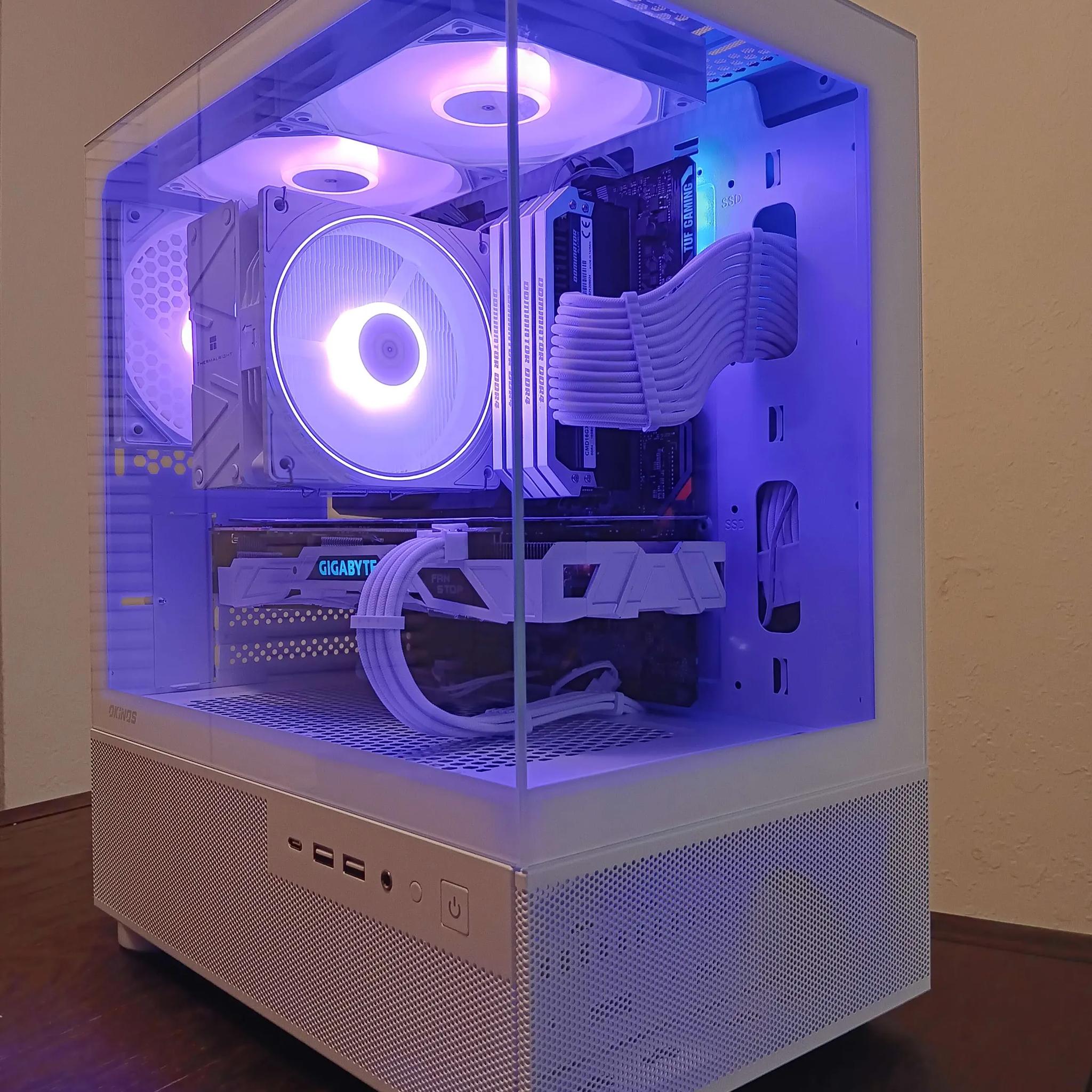 ⚪White Gaming PC ⚪| i5 9400f | 1070ti | 16gb DDR4 RAM | 2.5TB Storage | WIFI | WINDOWS 10