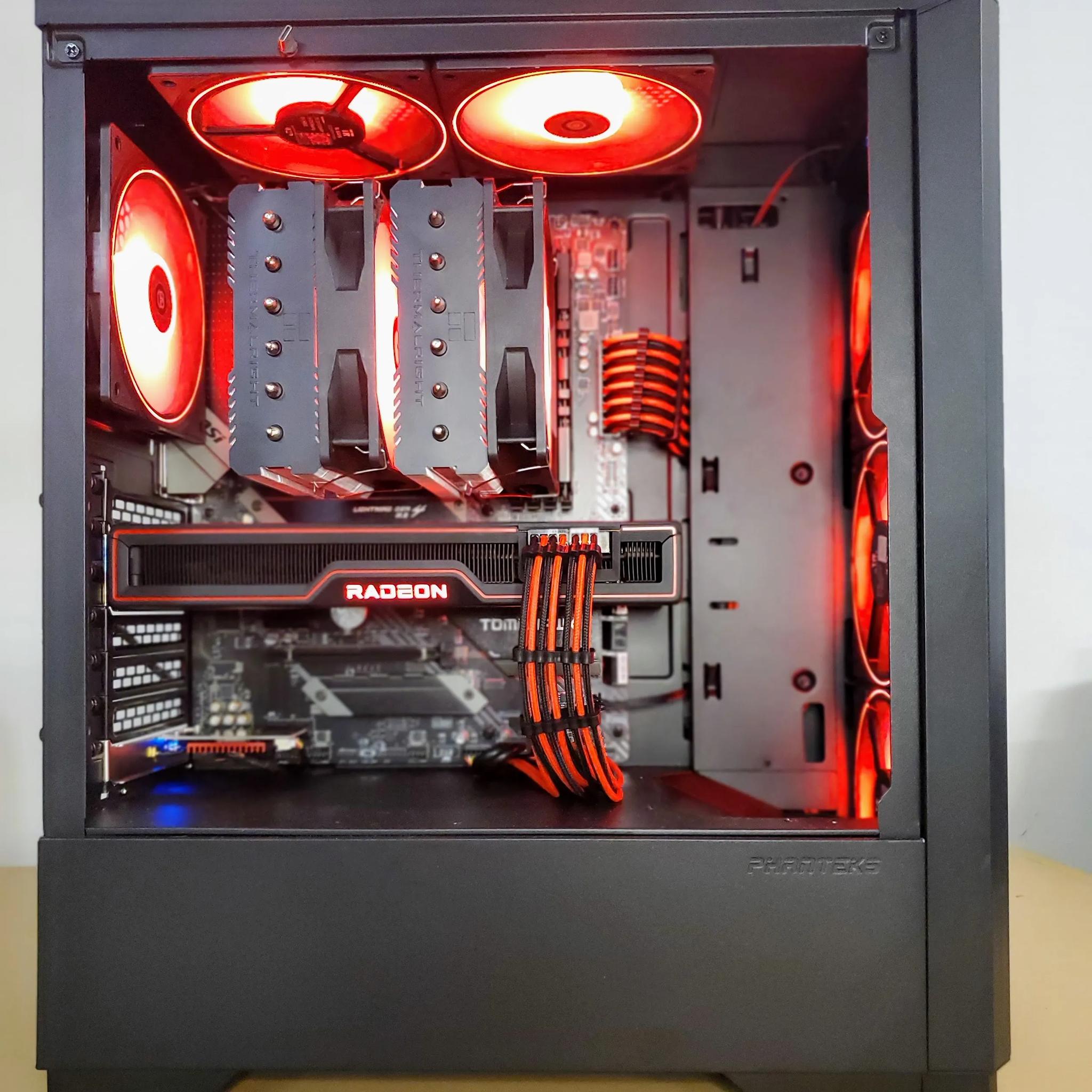 Radeon Rx 6700XT|Ryzen 5 5600x Team Red Mid-Range Gamer WiFi Edition