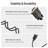 DisplayPort to VGA Cable 6ft Display Port DP to VGA 1080P@60Hz Adapter Converter Male 2 male Braided