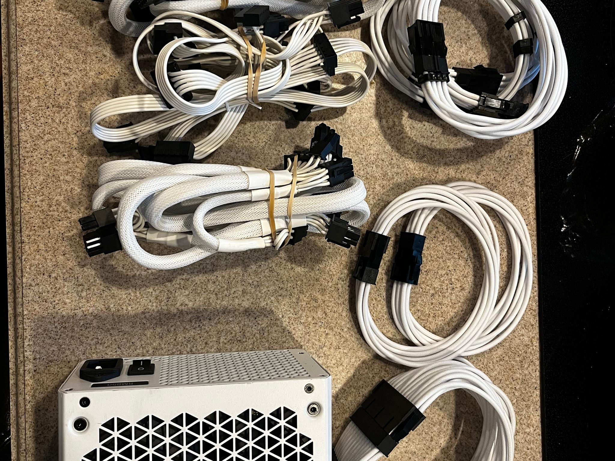 Corsair 850ww power supply white