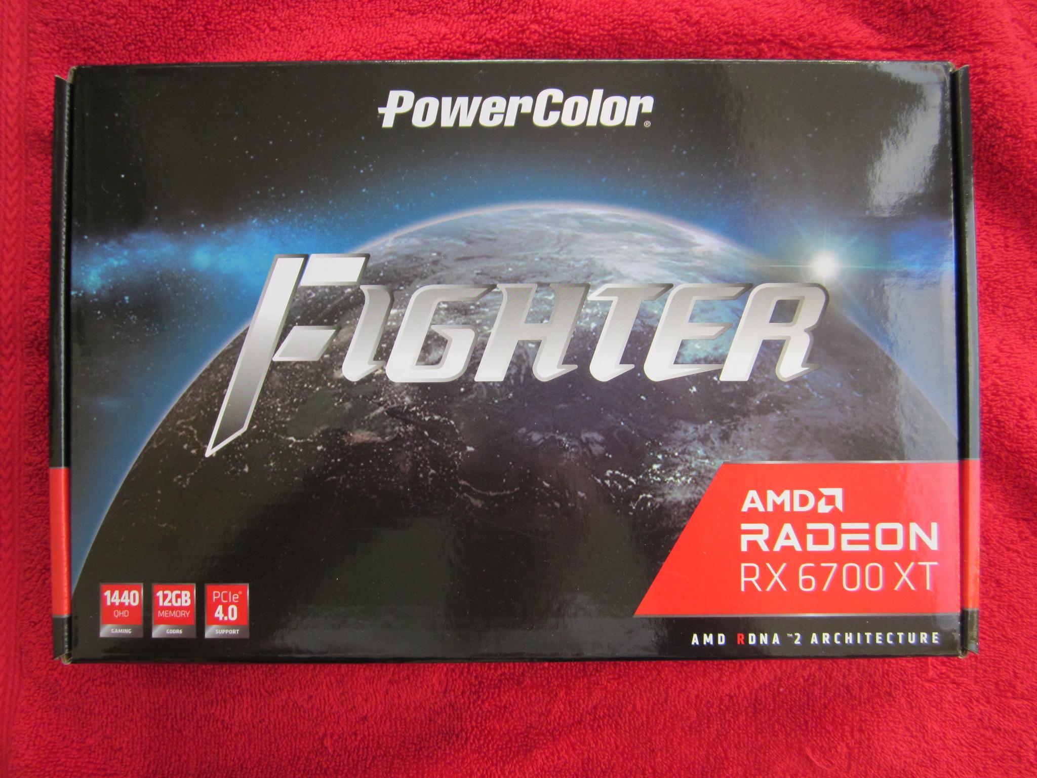 PowerColor Fighter RX 6700 XT 12GB GDDR6 Graphics Card AXRX PCI Express 4.0