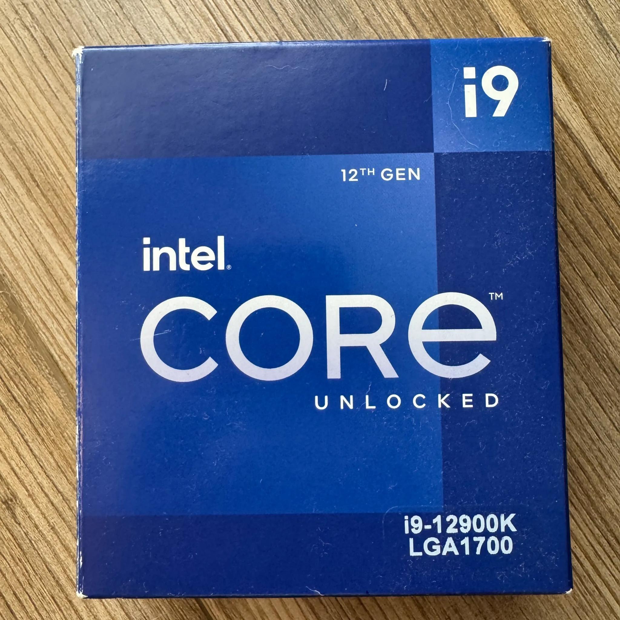 Intel Core i9-12900K LGA1700 30MB Cache 5.2GHz 16 Core New Open Box