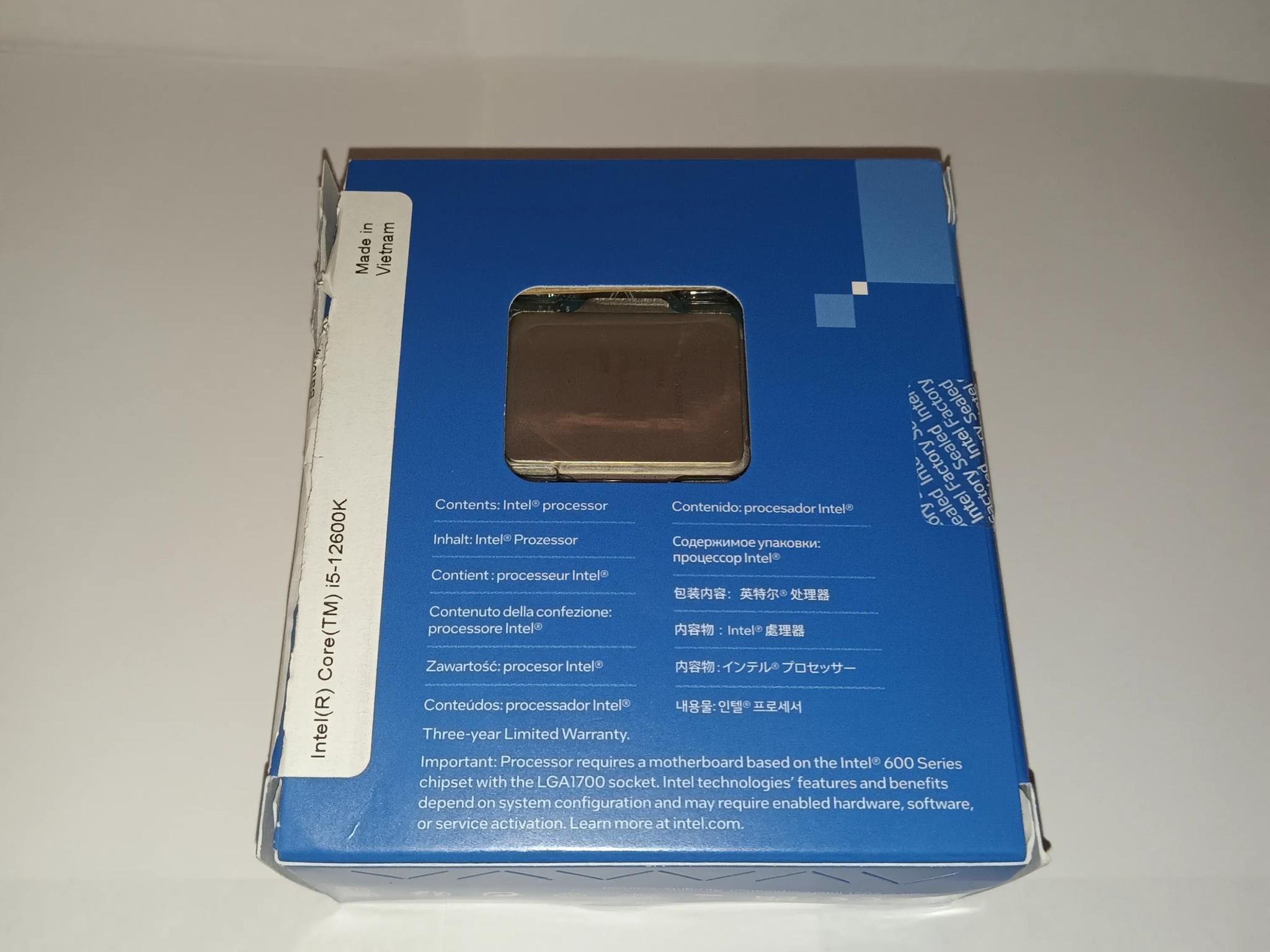 Intel Core i5 12600K