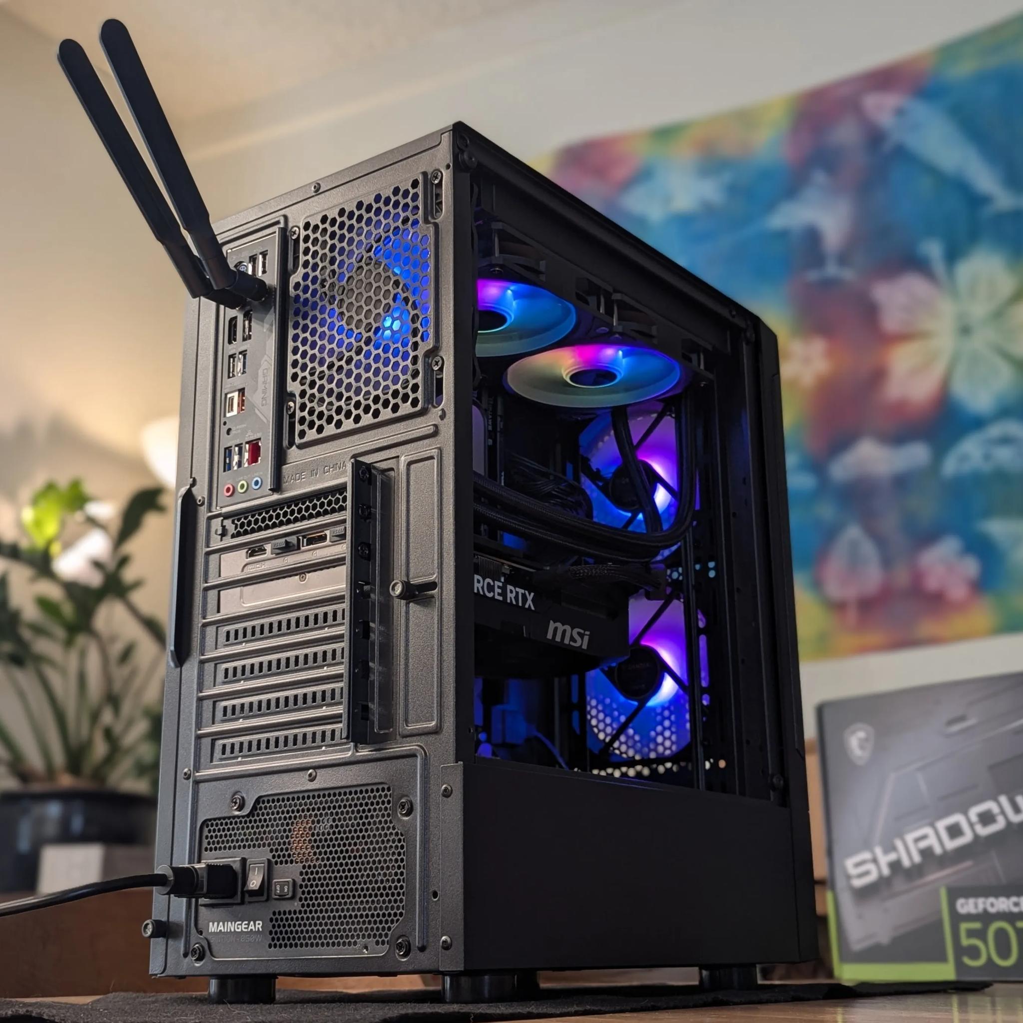 🖤 Ignysa – Sleek RTX 5070 Gaming Rig | 7700 + DDR5 + NVMe Gen4 ⚙️🔥