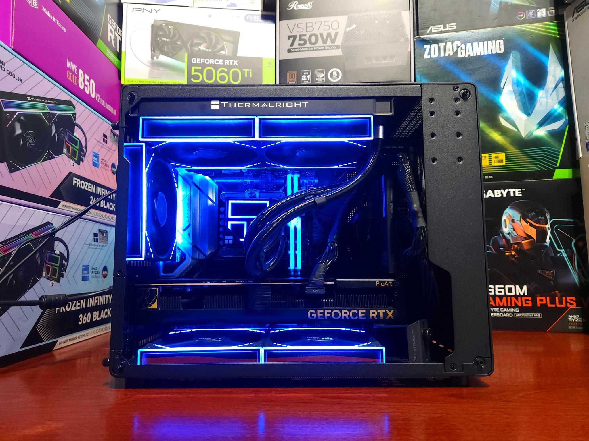 RTX 4070 TI SUPER 16GB | Intel i5-13600KF | 32GB DDR4 3600MTs | 2 TB NVME | 1100W | WIFI & BT | AIO
