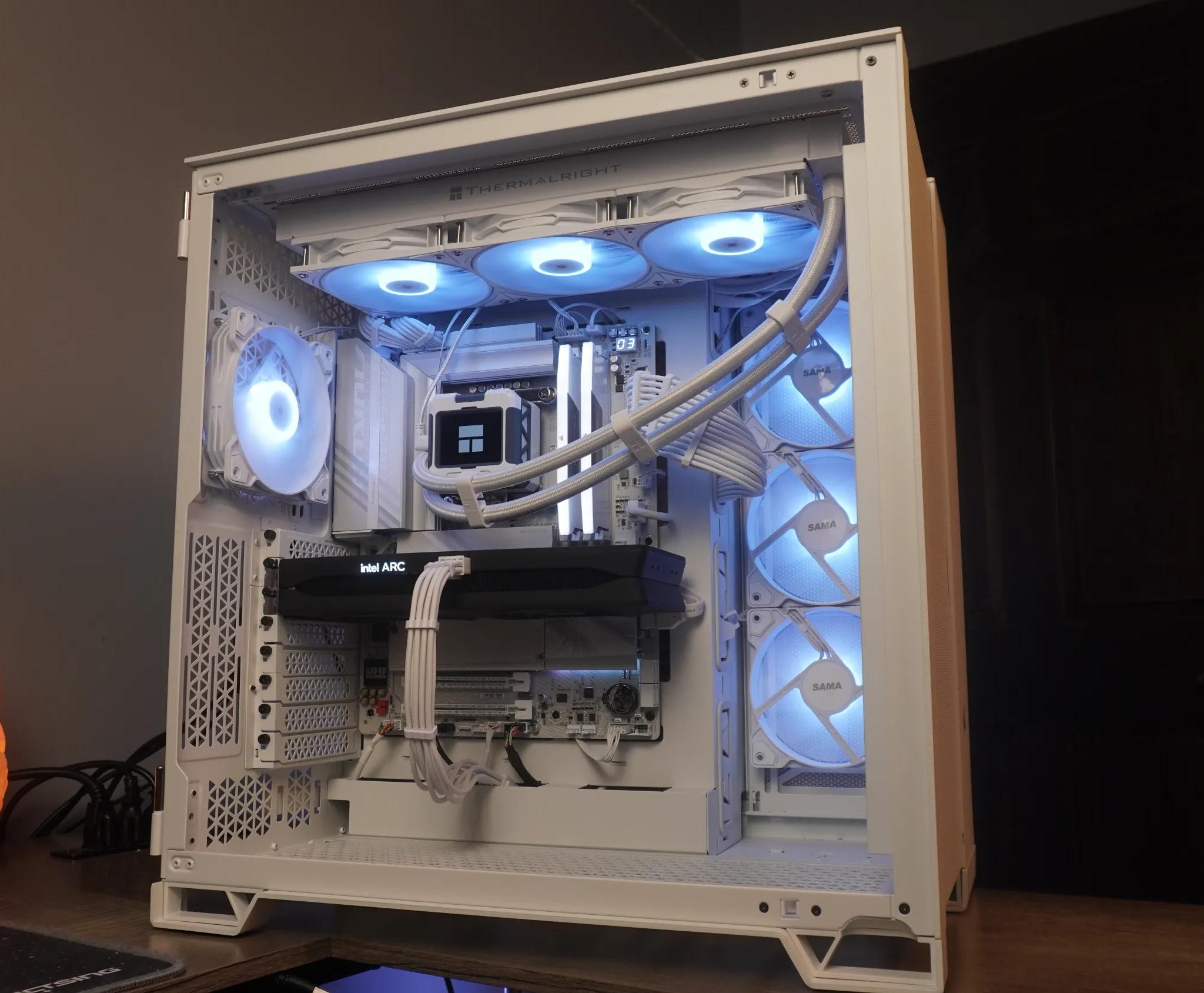 ❄🤍ARCTIC🤍❄ 1440p Gaming/Productivity BEAST 💙Arc B580 💙Ultra 7 265k | 32GB | WIFI