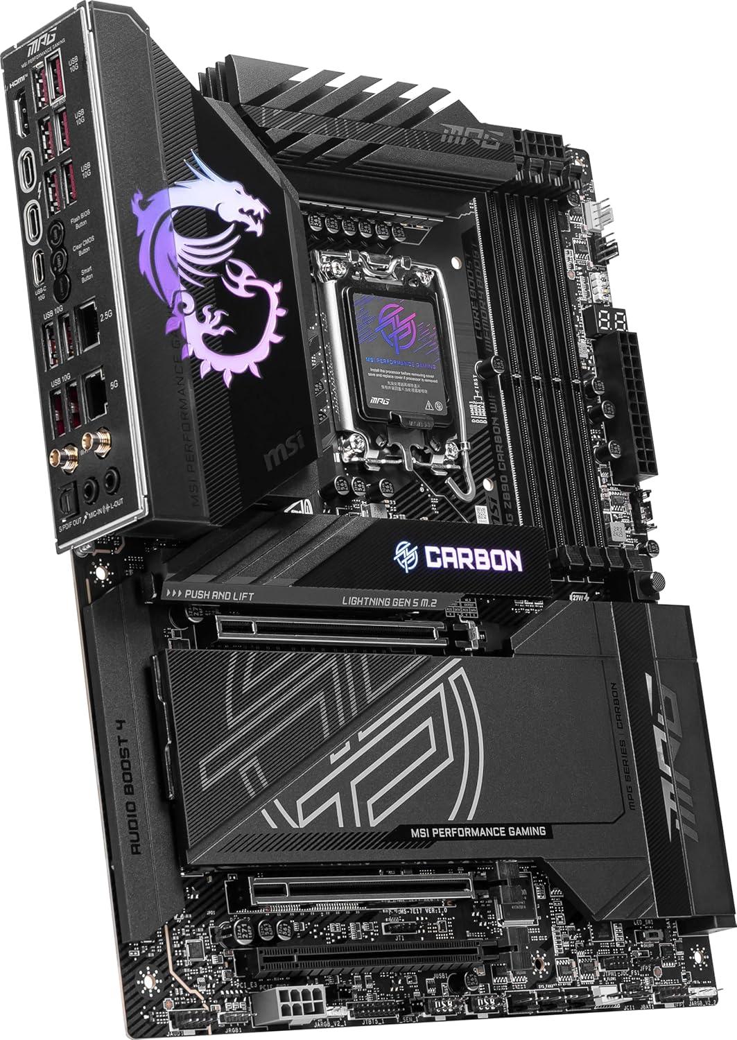 MPG X870E CARBON WIFI AMD AM5 DDR5 ATX Desktop Motherboard