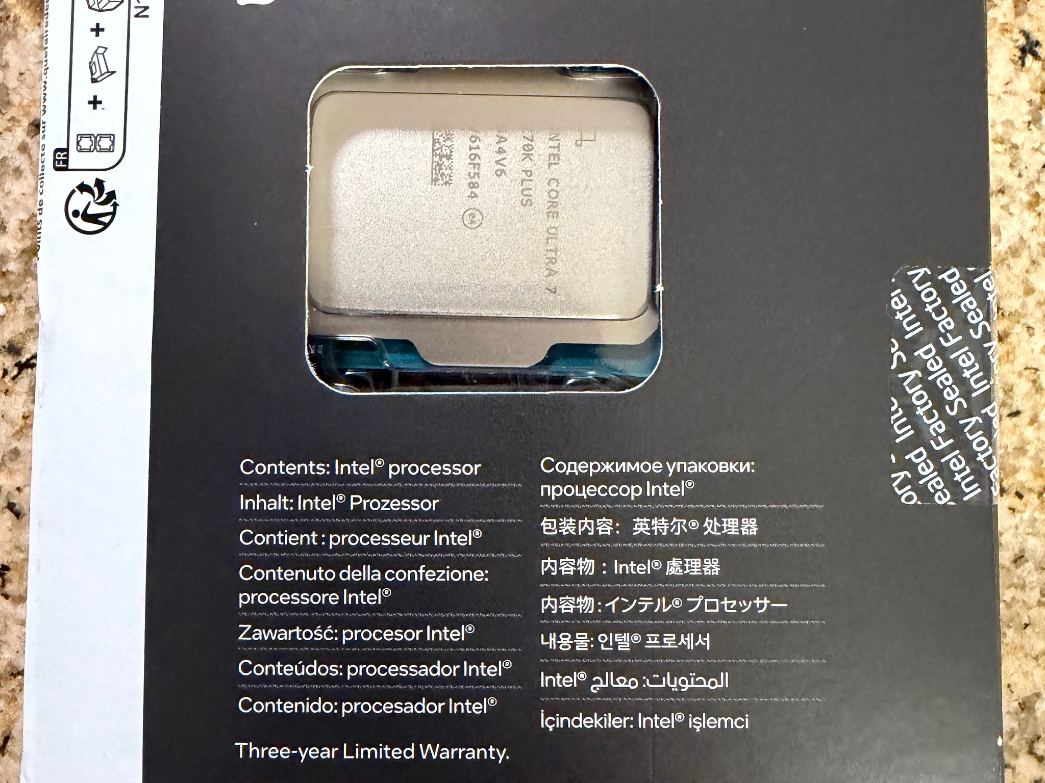 NEW Intel Core Ultra 7 270K Plus Arrow Lake 3.7GHz 24-Core LGA 1851 Boxed Processor