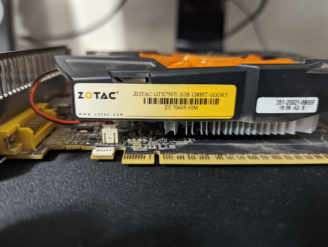 Zotac GeForce GTX 750 Ti 2 GB Video Card