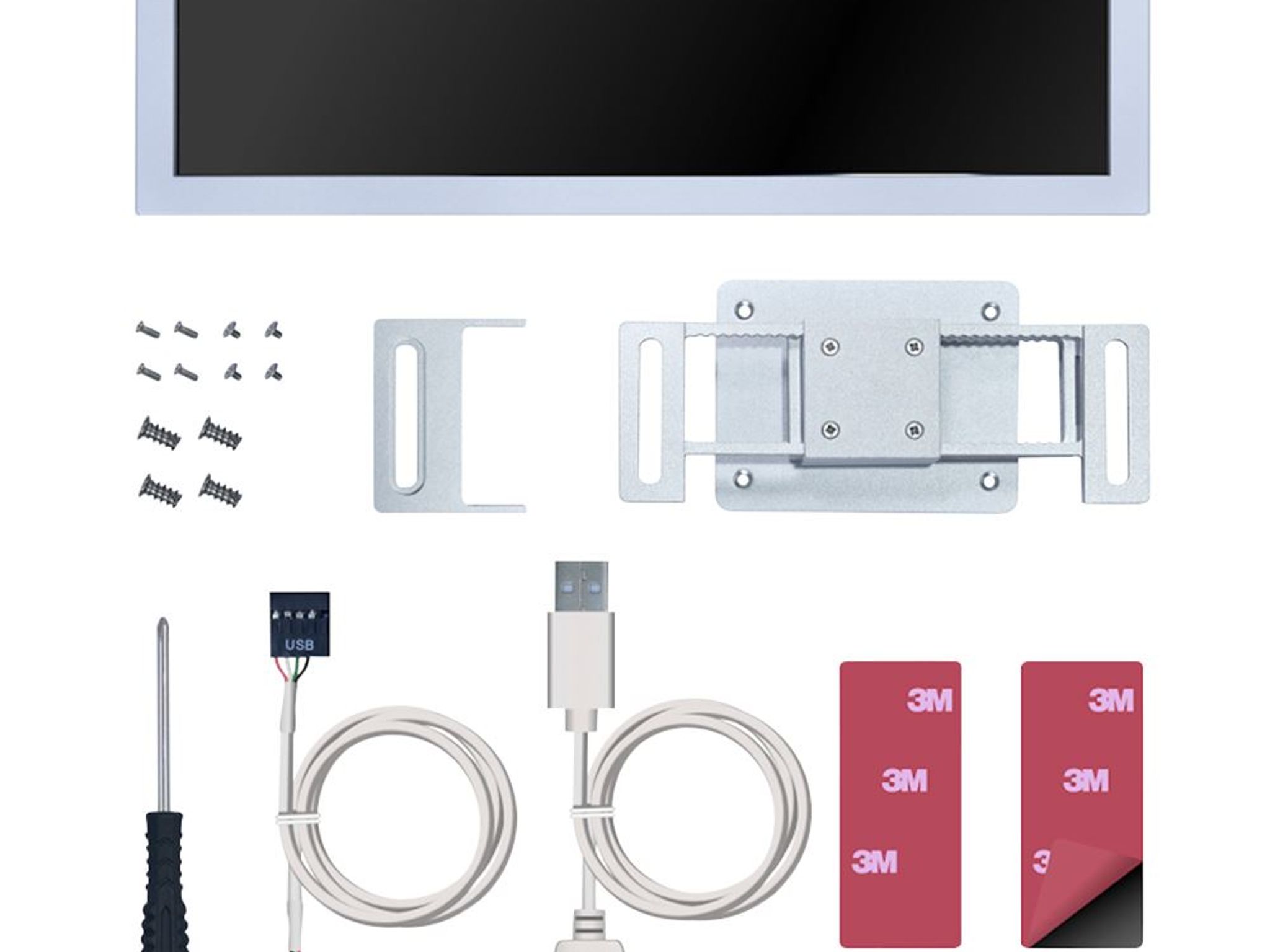 Lian Li 8.8" Universal Screen - White