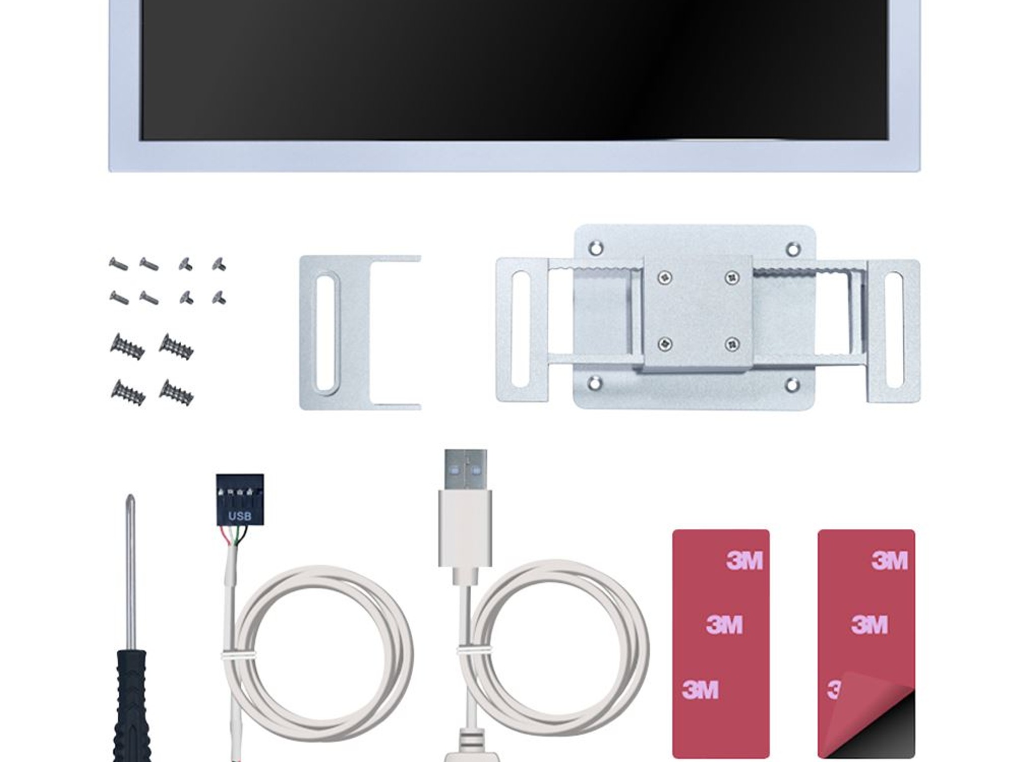 Lian Li 8.8" Universal Screen - White