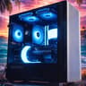 Bay Breeze!🌊 9600X | 5070 | 32GB DDR5 | 1TB Gen4 NVMe | Temp Display