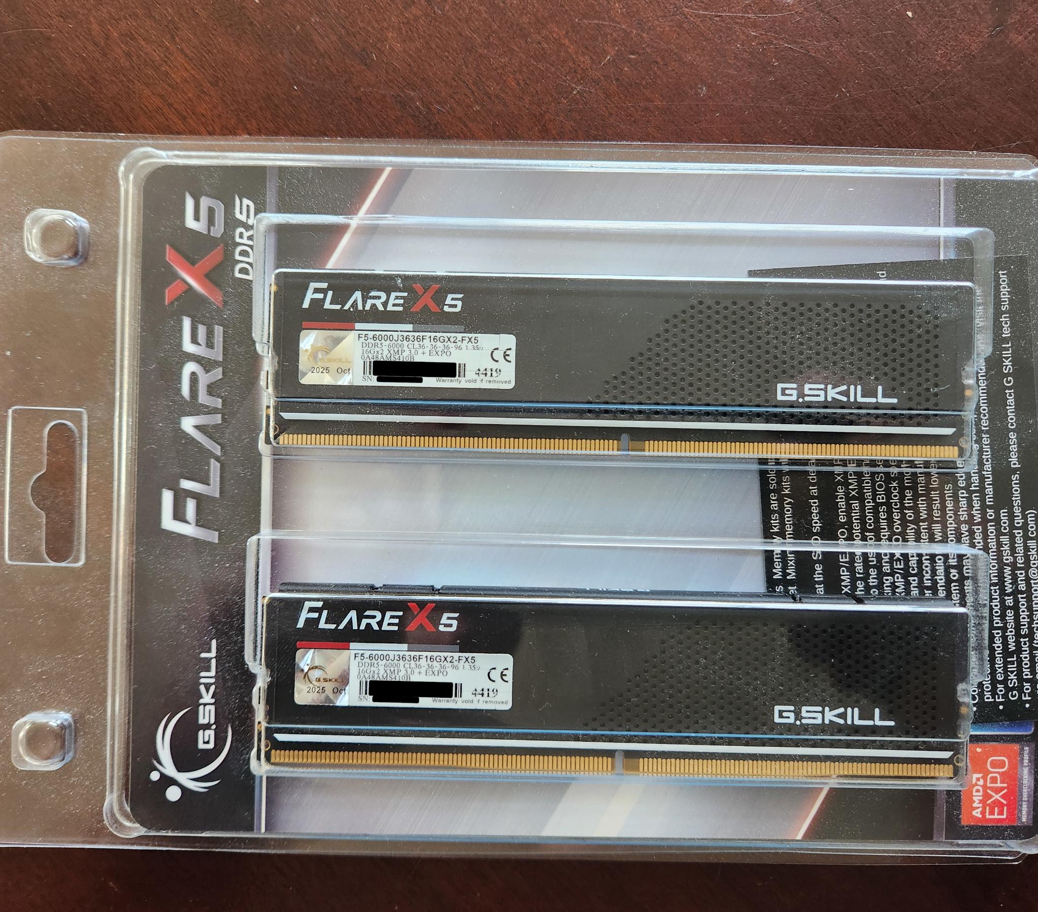 G.Skill Flare X5 DDR5 CL36 32GB