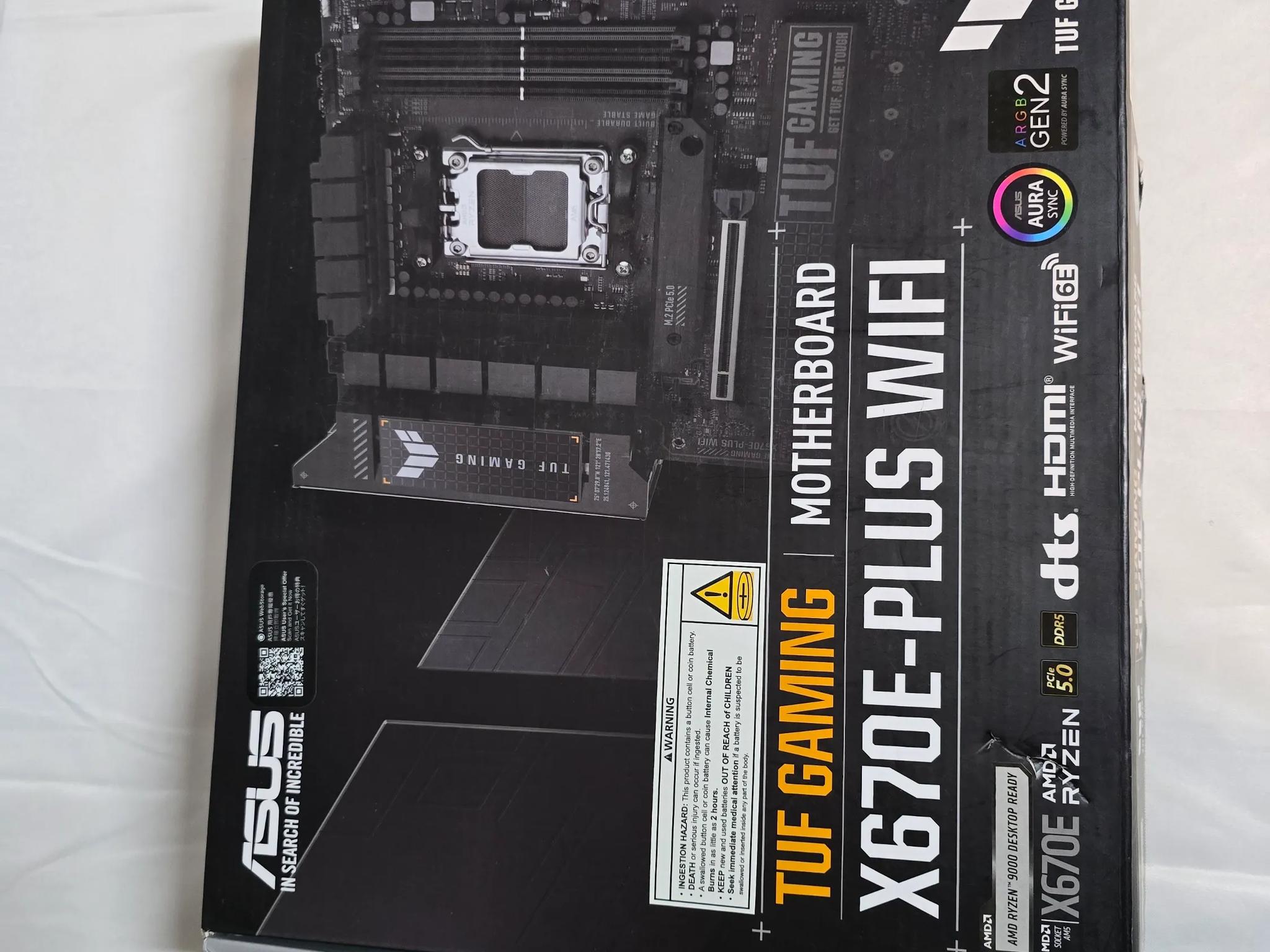 Tuf x670E-plus Wifi