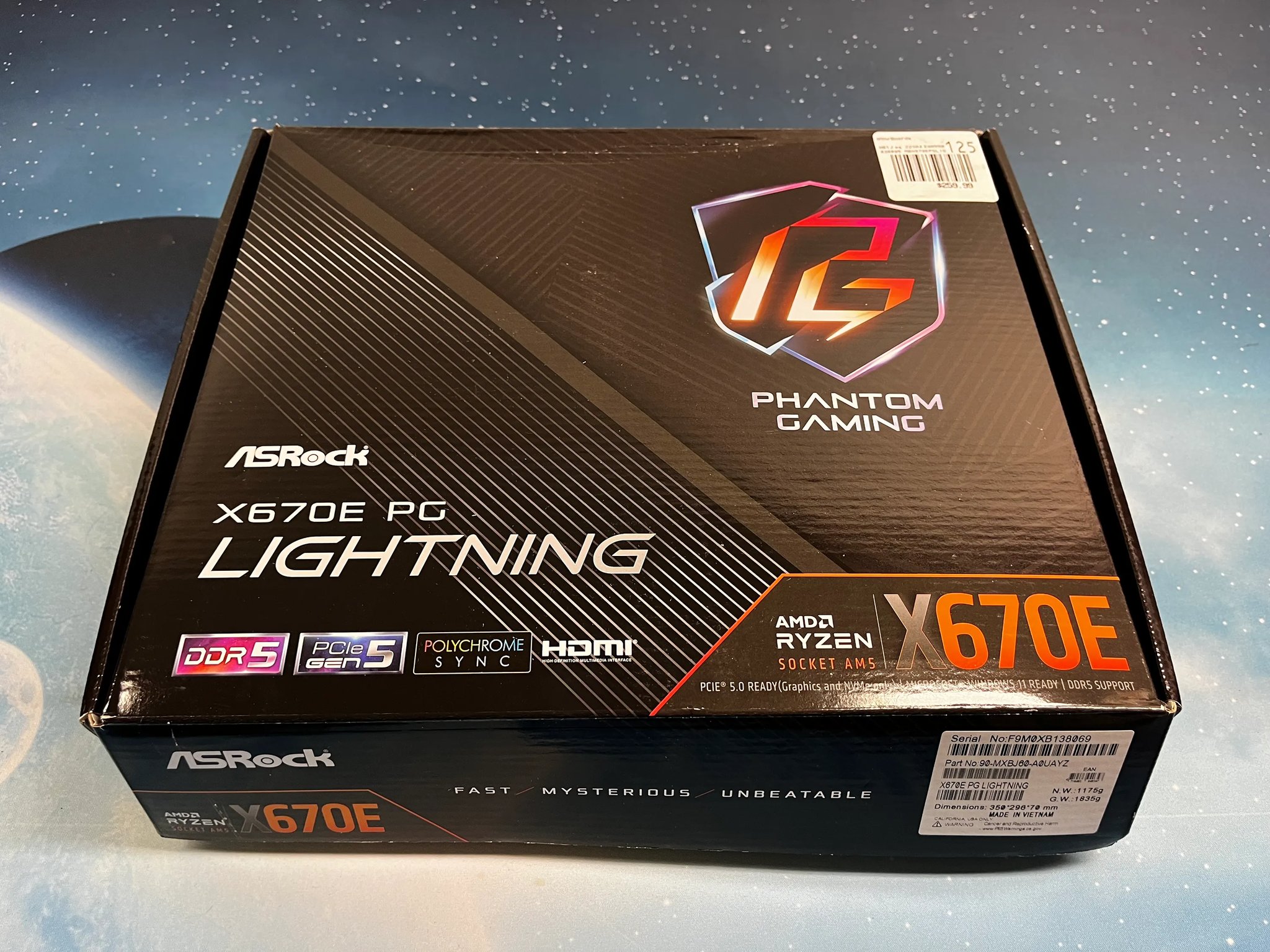 Lightly Used ASRock X670E PG Lightning