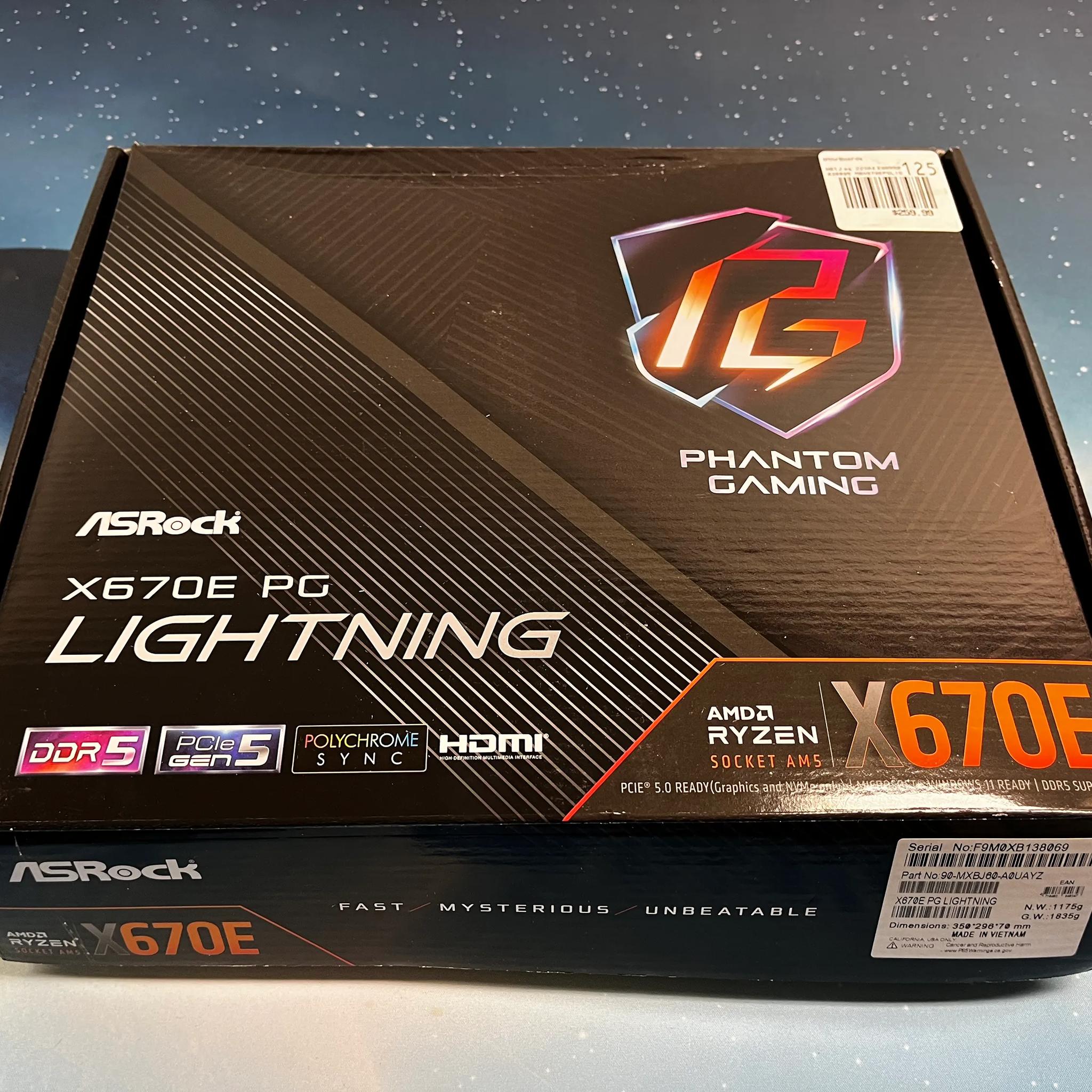 Lightly Used ASRock X670E PG Lightning