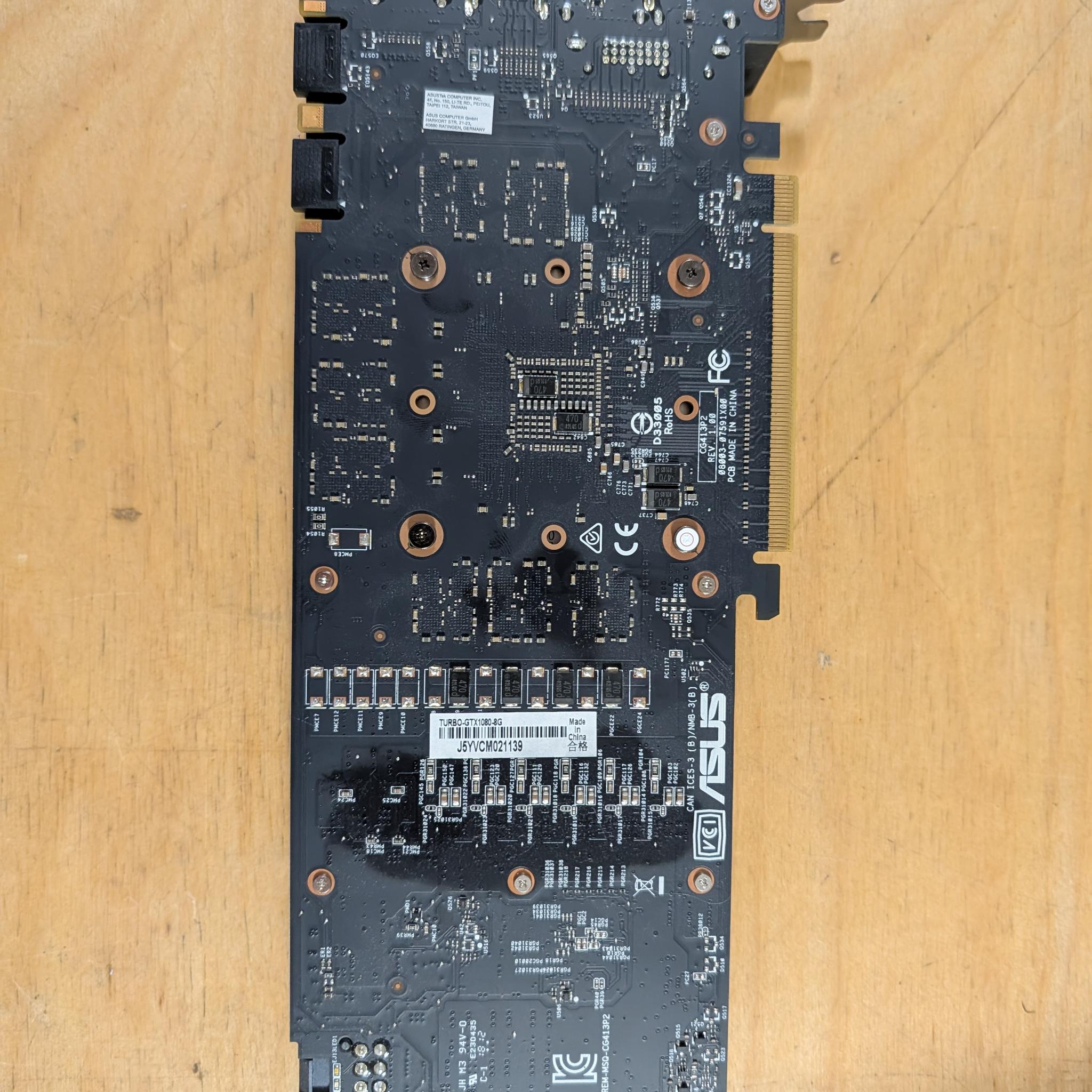 Asus Nvidia GTX 1080 Turbo 8GB