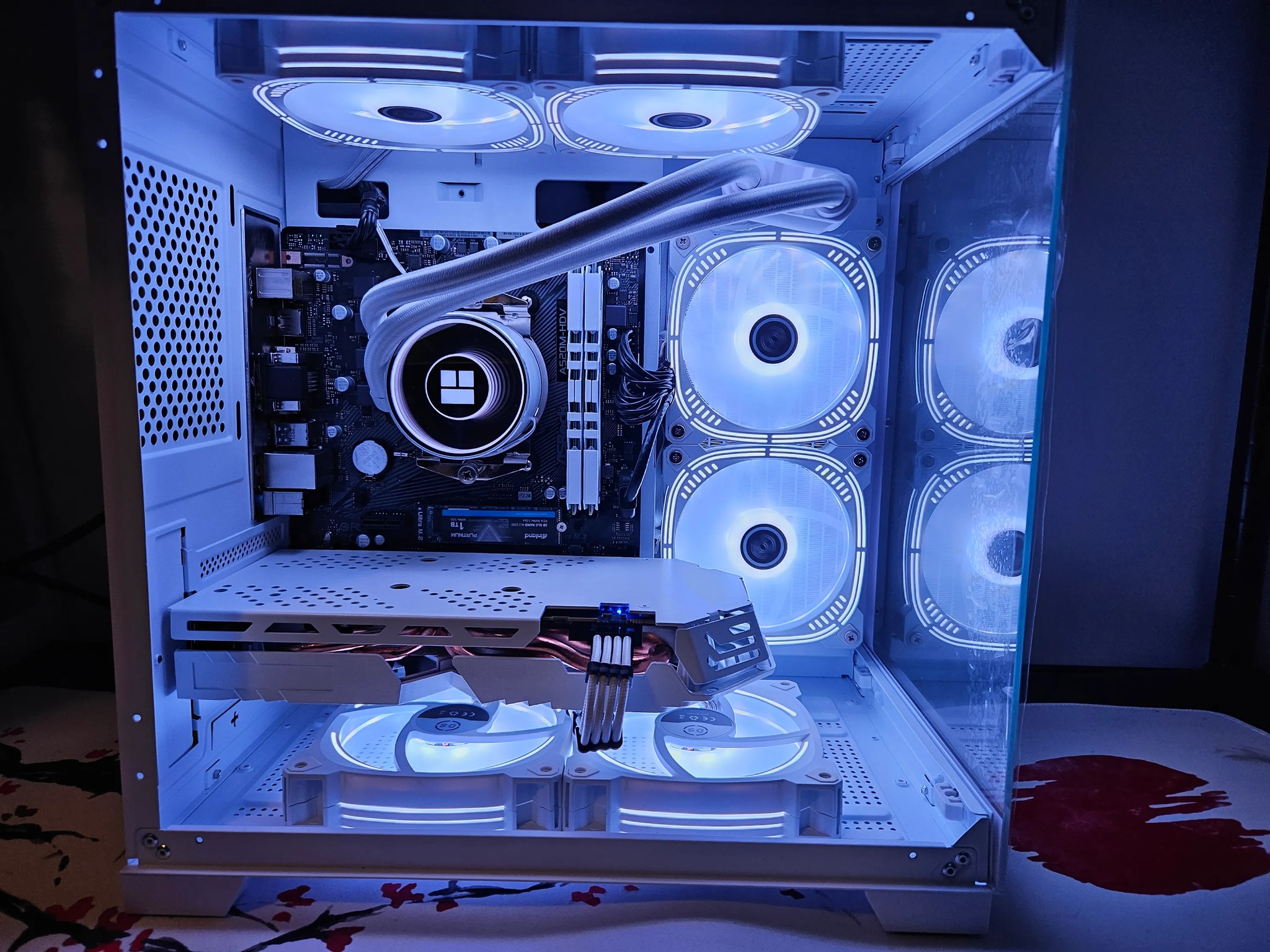 Artic Beast liquid cooled rig Ryzen 5 / 32GB RAM / 1TB SSD / RX6600