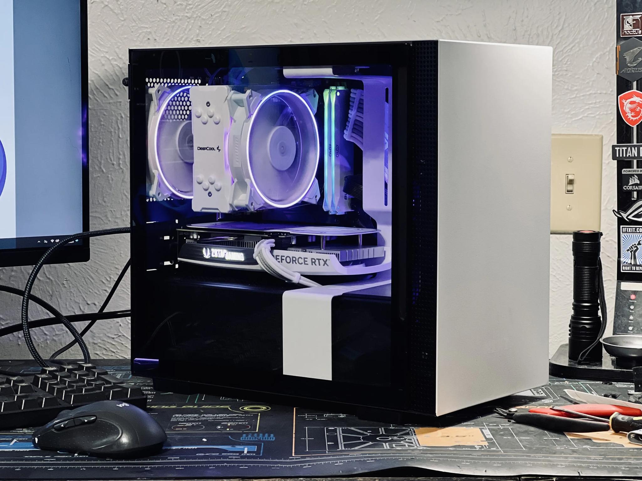 Newly Built Custom ITX Gaming PC - Ryzen 5600 | RTX 4060 | 2TB NVMe | 16GB DDR4 3600
