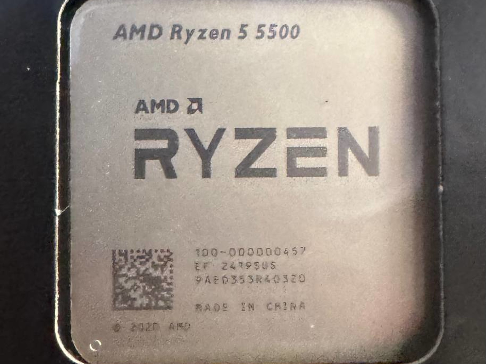 New Ryzen 5 5500 + AMD Wraith Stealth Cooler