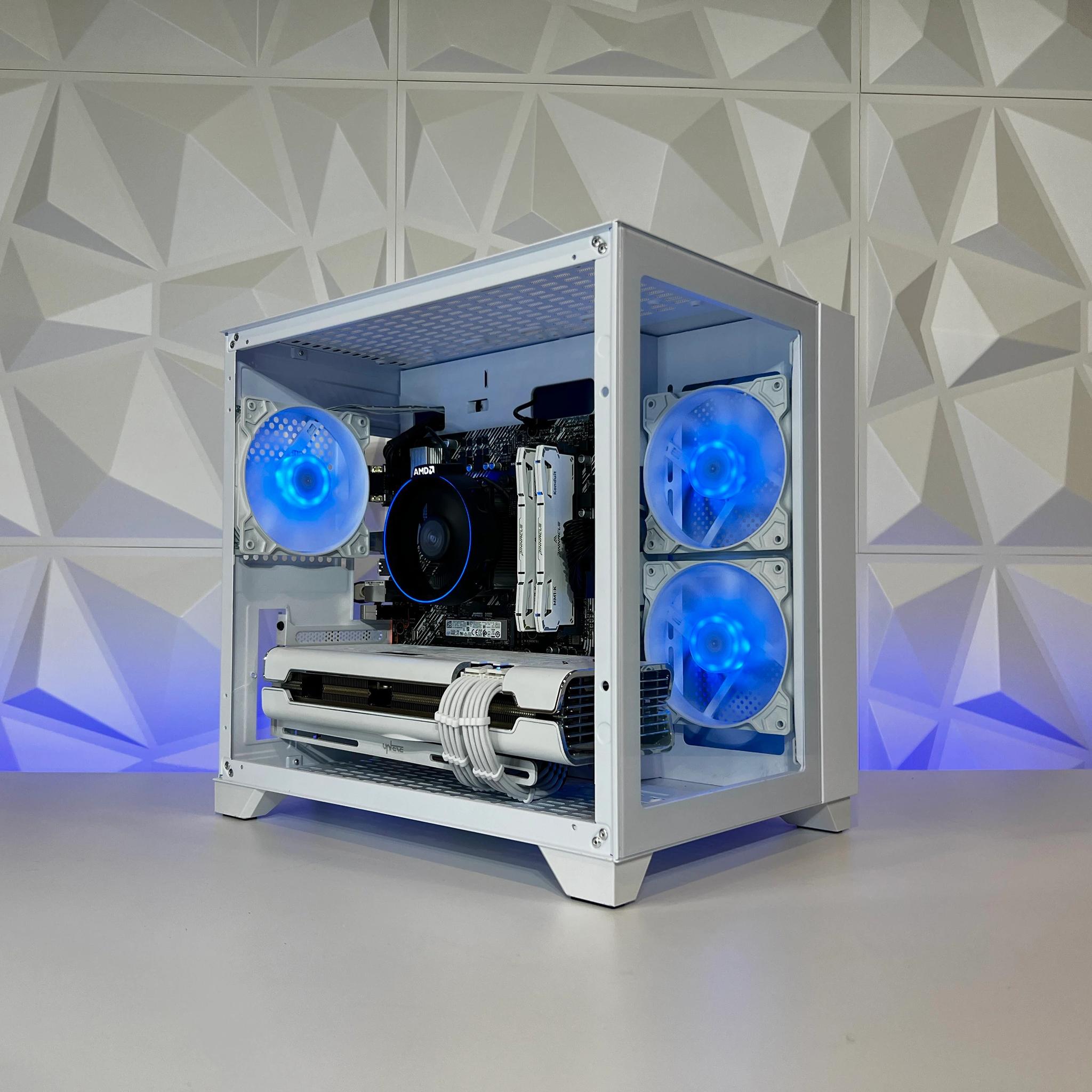 ❄️ AMD RX 5700 XT, AMD Ryzen 5 (6 Cores) | Gaming PC ❄️
