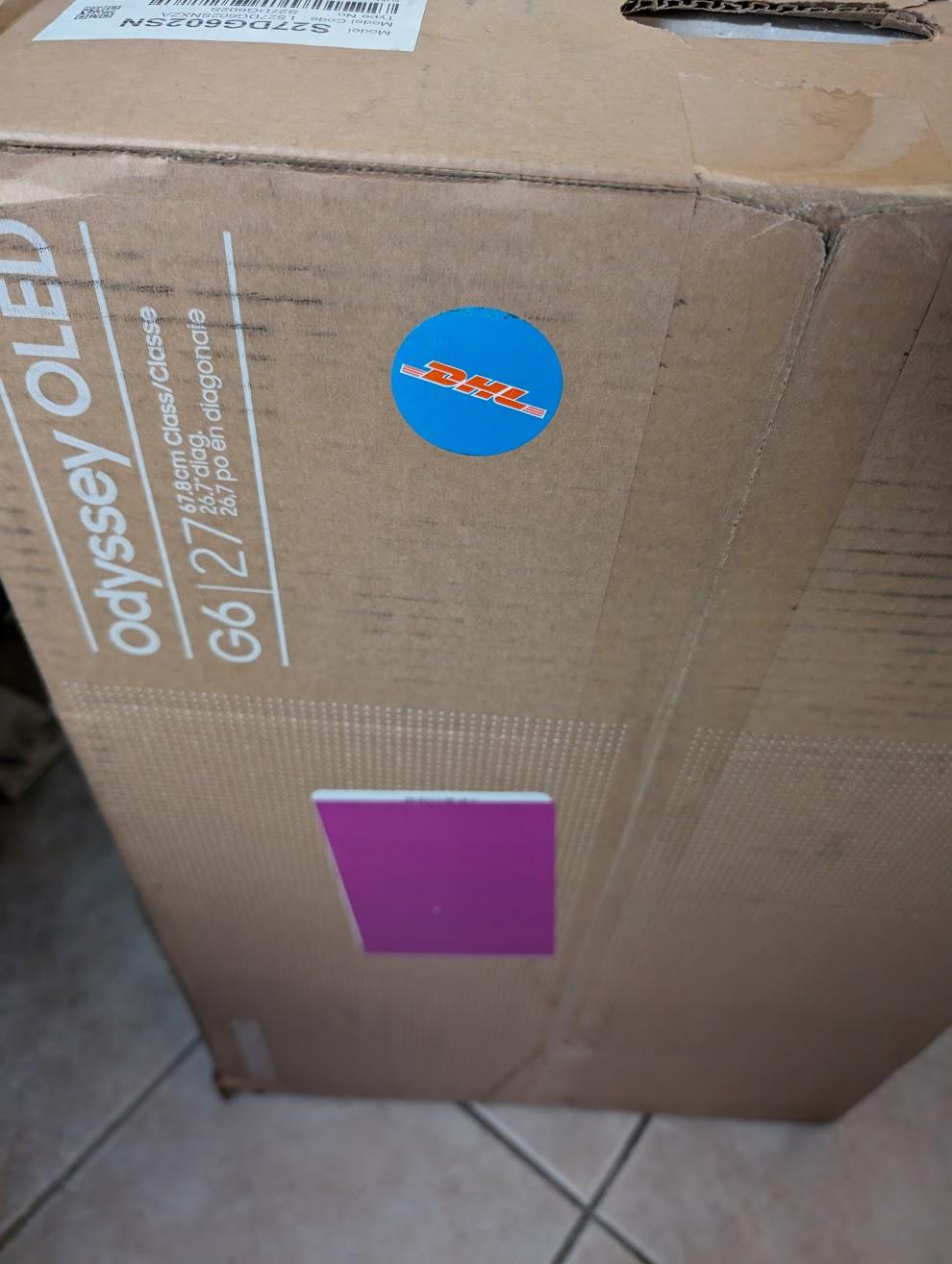 BNIB Samsung Odyssey OLED G6 (G60SD) QHD 360Hz Gaming Monitor (S27DG602SN)