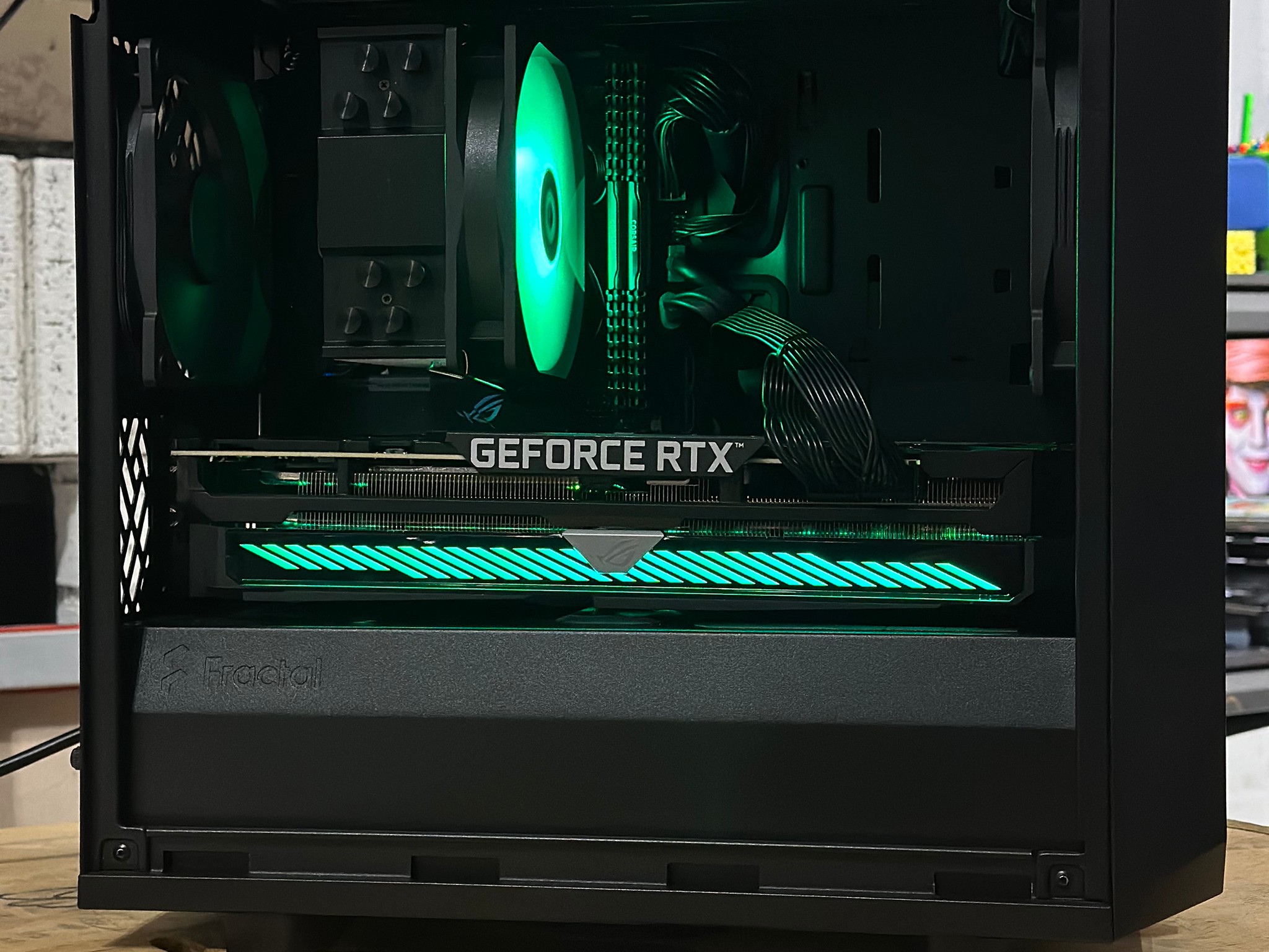 Dark Power: SFF  Ryzen 5600x, Strix 3070, Strix B550i, 1TB NVMe, Fractal NANO, BT/WiFI