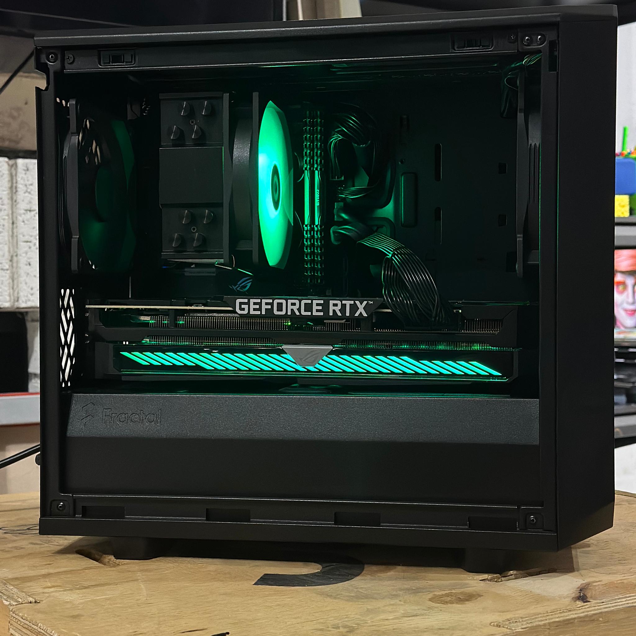 Dark Power: SFF  Ryzen 5600x, Strix 3070, Strix B550i, 1TB NVMe, Fractal NANO, BT/WiFI