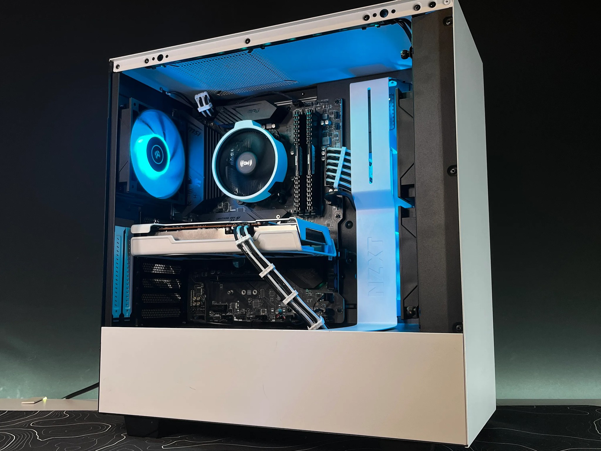 White & RGB Gaming PC | Ryzen 5 3600 & RX 6600