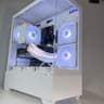 White Gaming PC Build / Ryzen 5 + 2070Super / SSD / Ready to play!