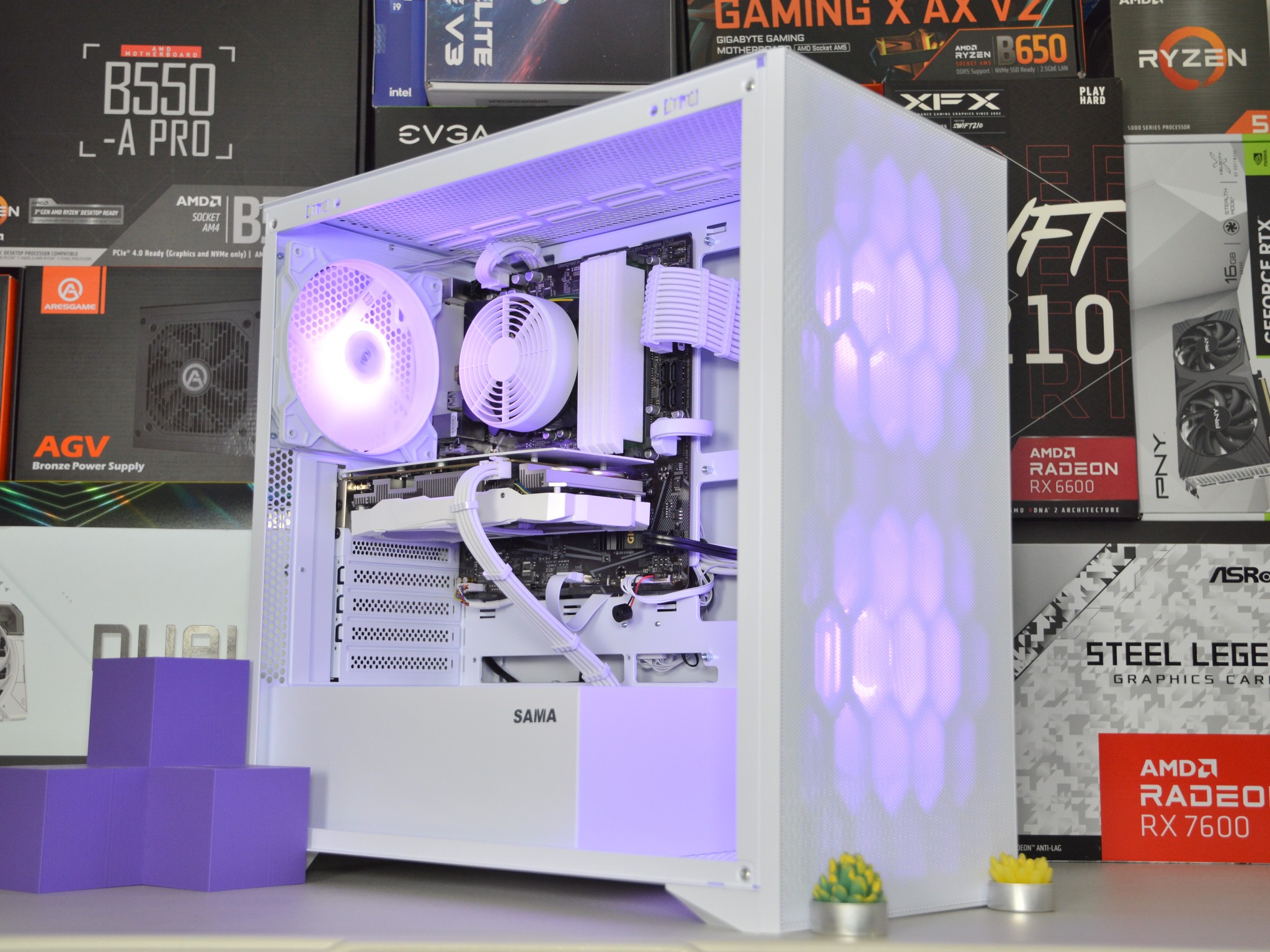 🧊🧊| RTX 2060 SUPER 6GB | INTEL i3-10100 | 16GB DDR4 RAM | 1 TB Storage | Ice Box 3.0 |
